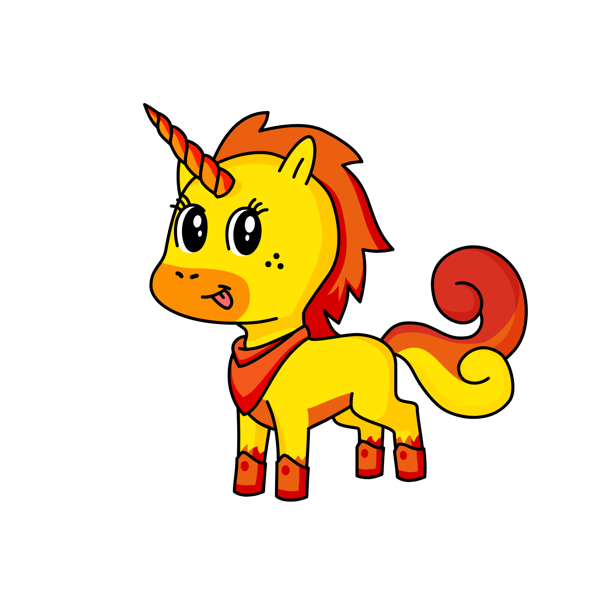 Ember, the unicorn