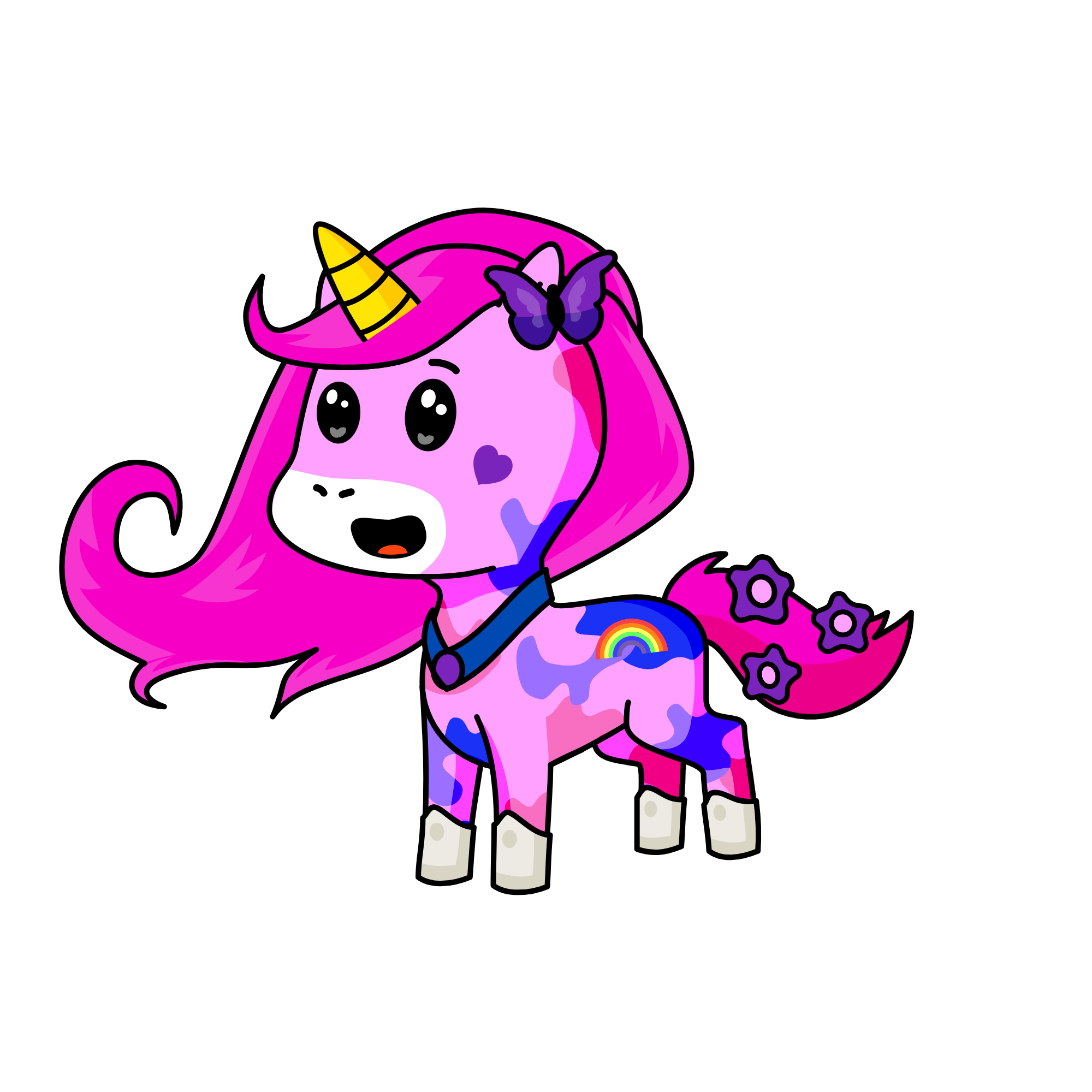 Bophie, the unicorn