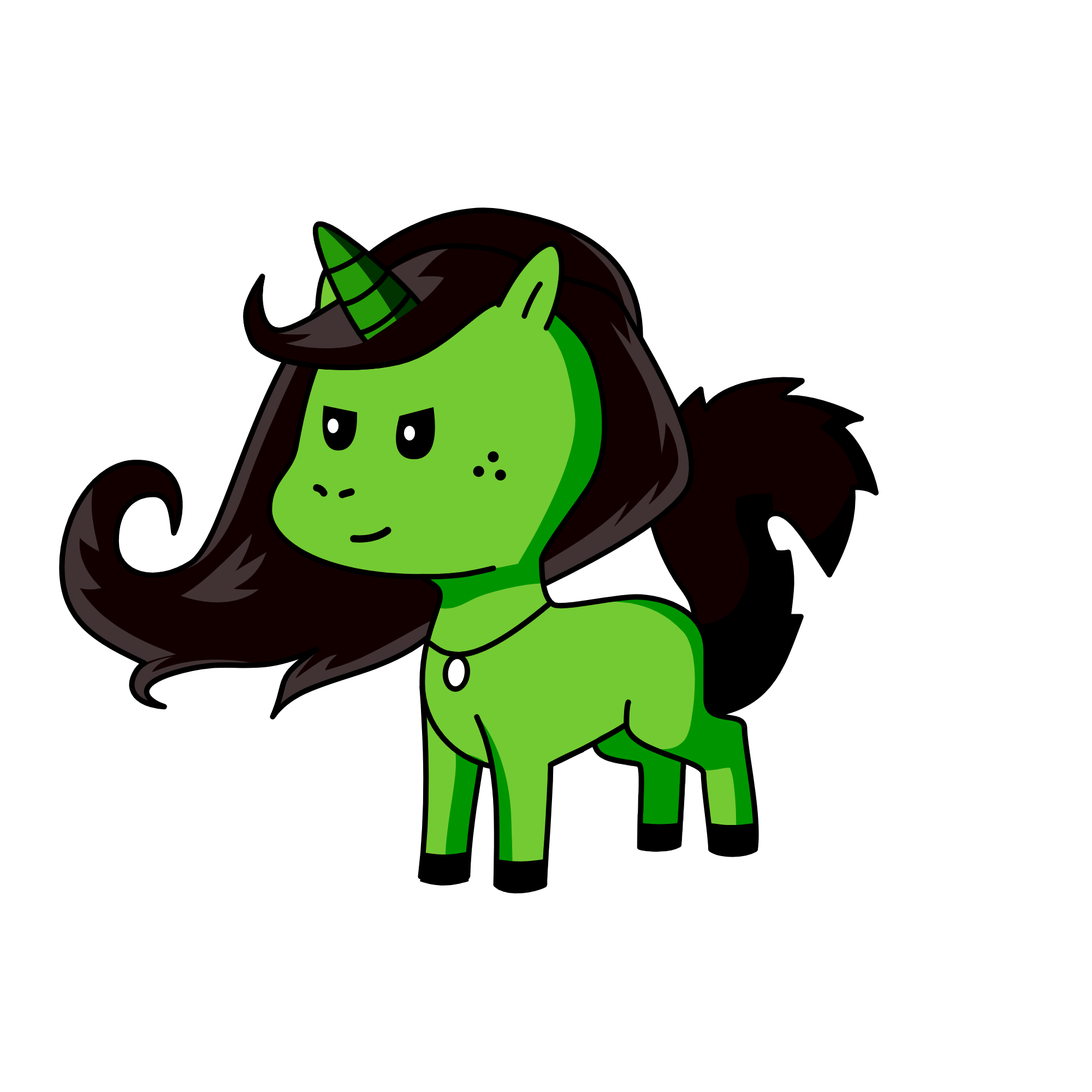 elfubu, the unicorn