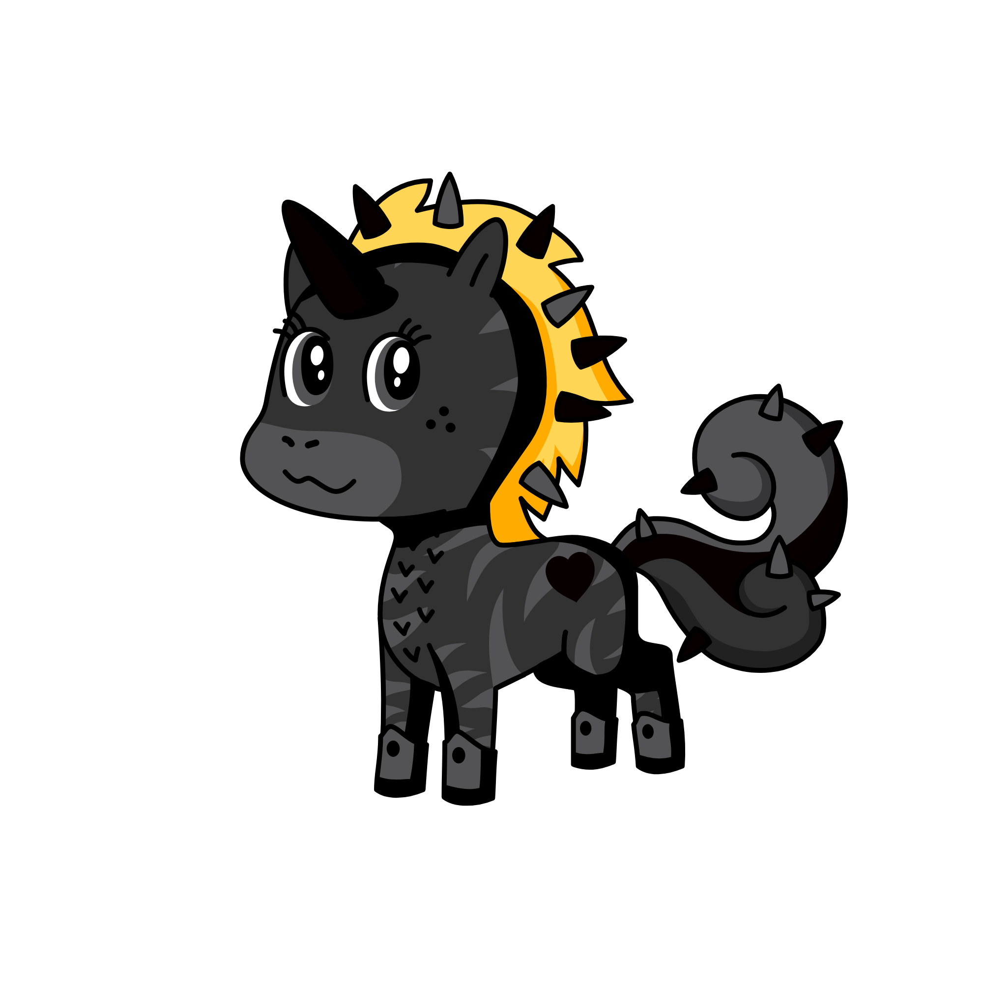 Midnight, the unicorn