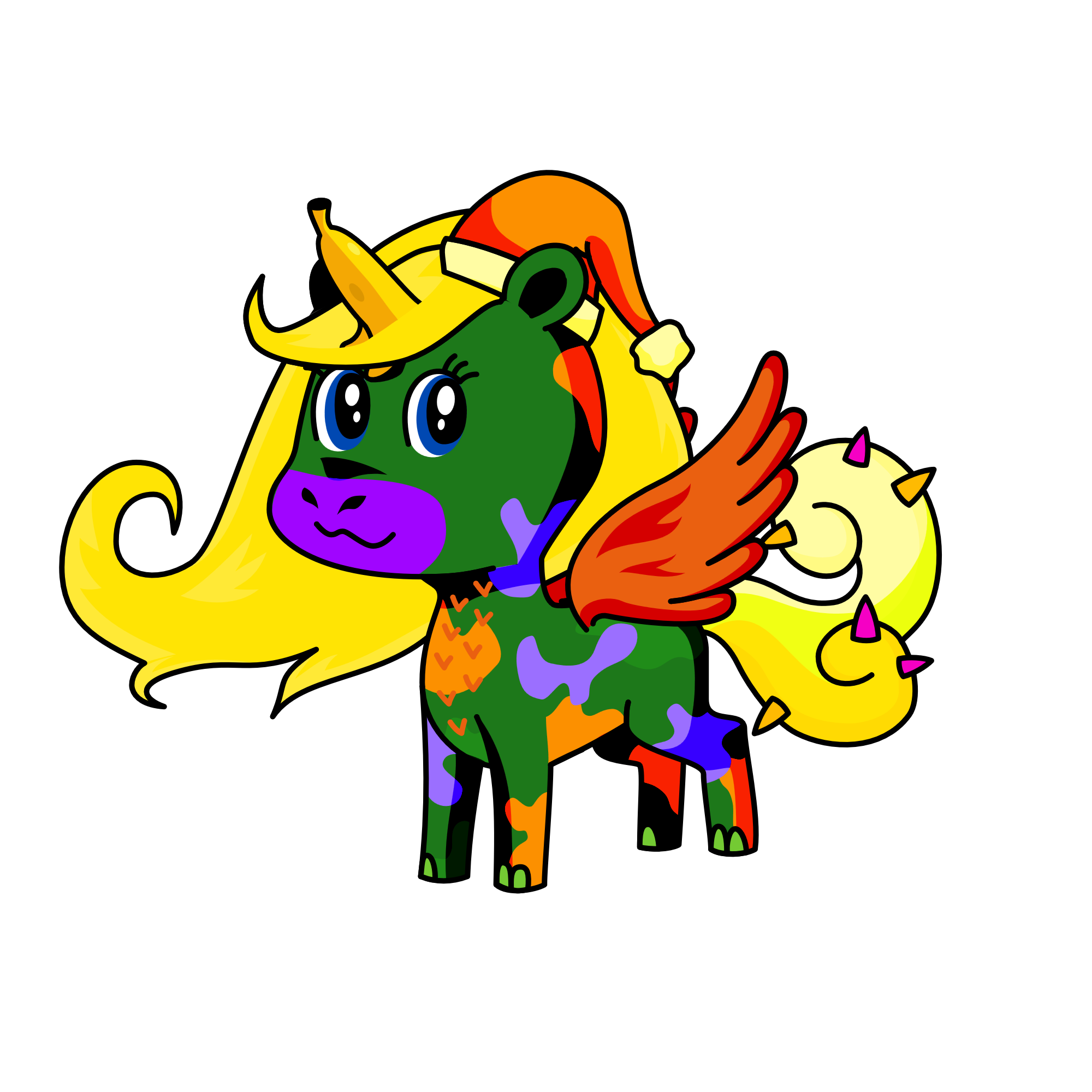 what my gyat looks like, the unicorn