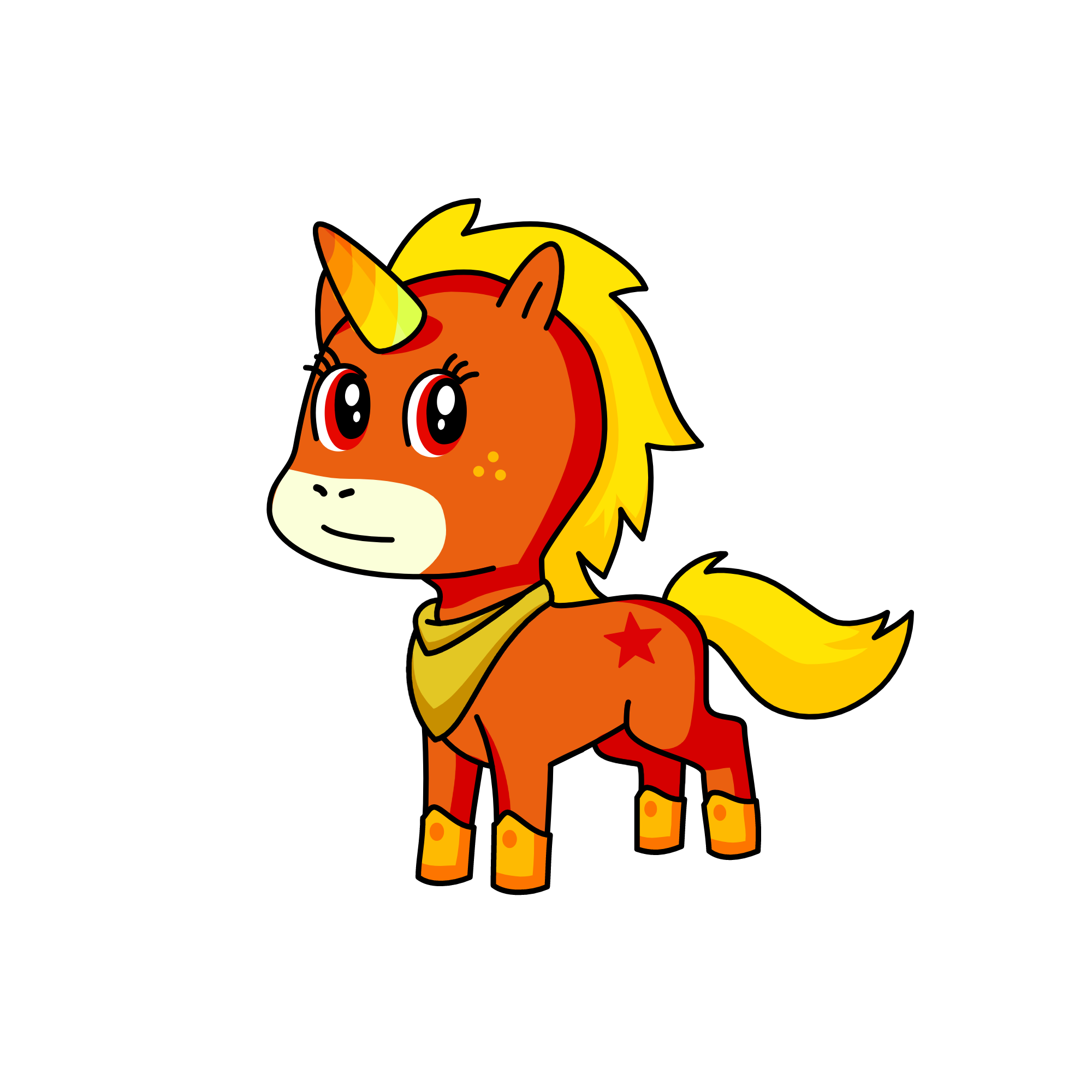 Desertia, the unicorn