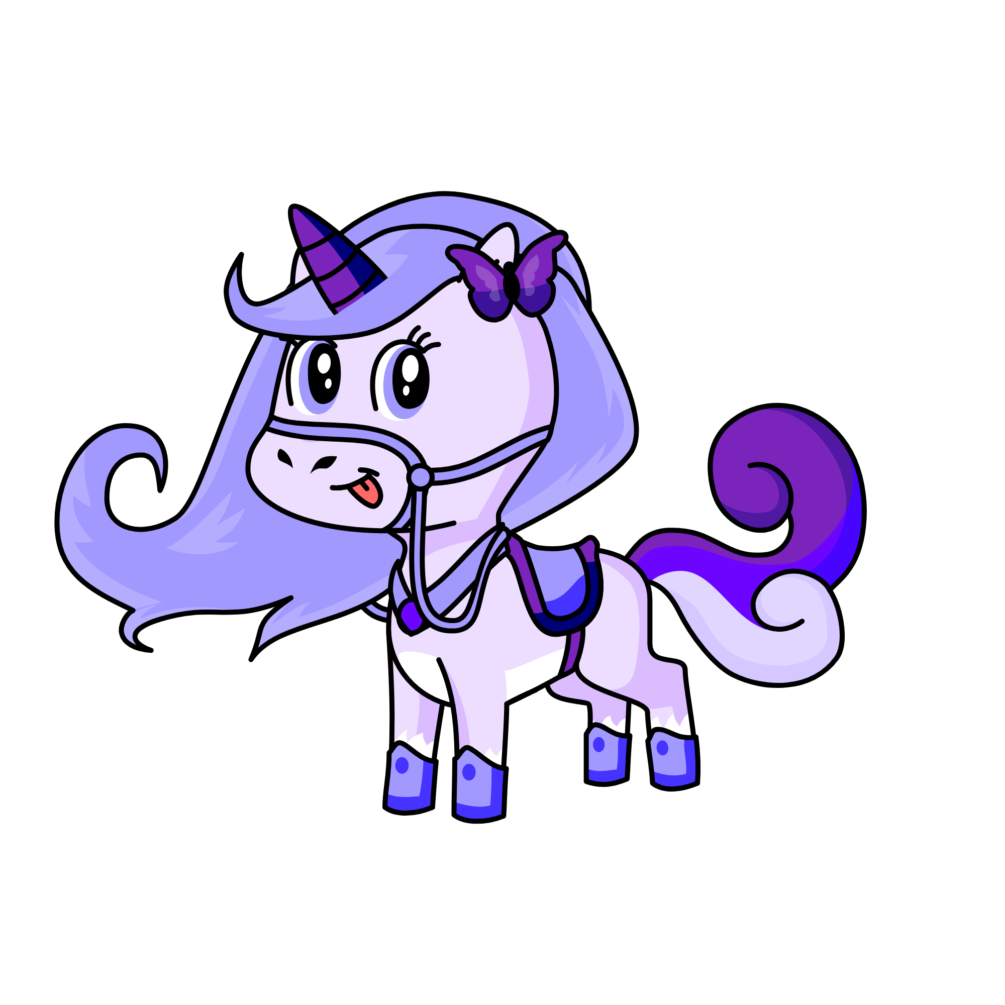 Violette, the unicorn