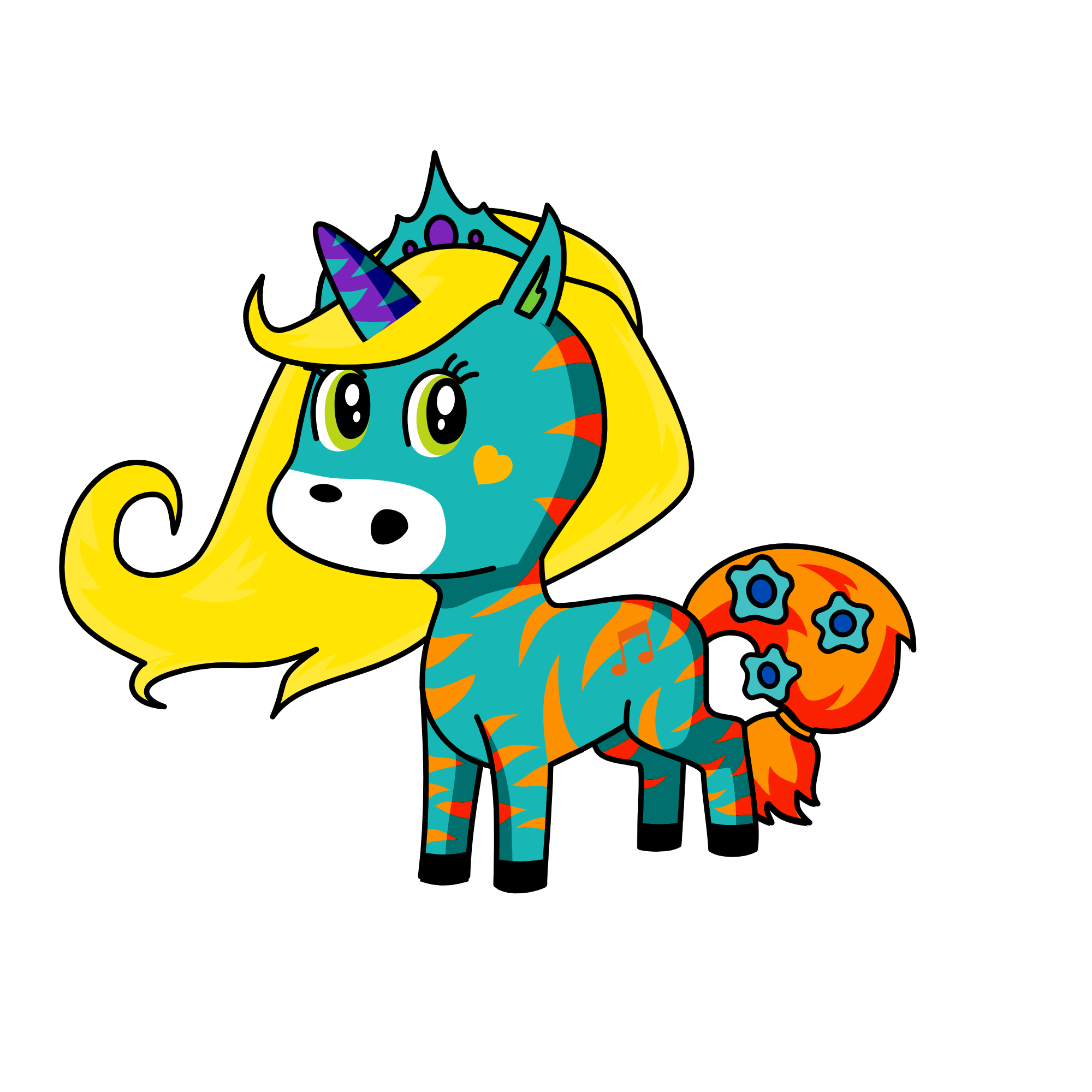 Me during Blooket, the unicorn
