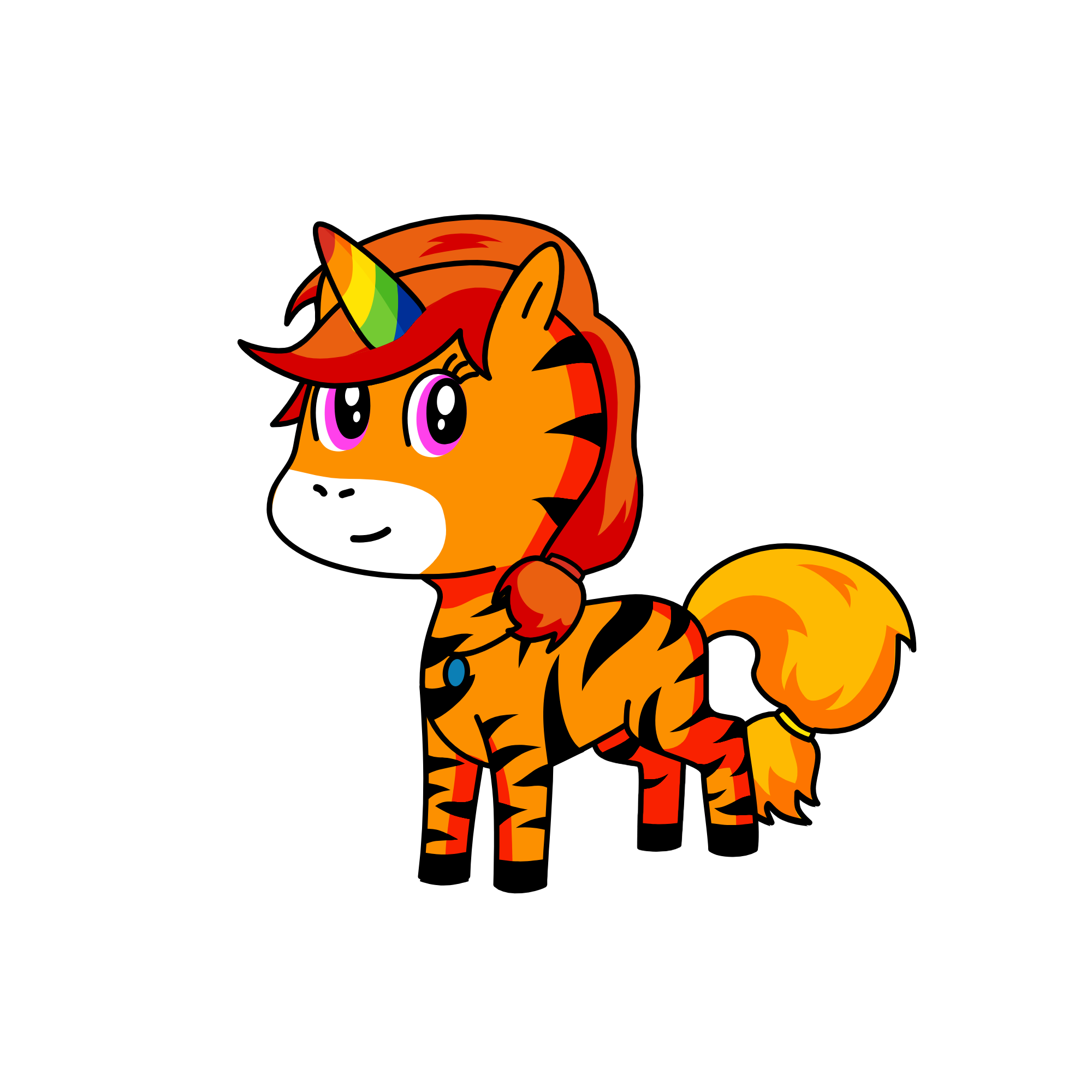 Tigee, the unicorn