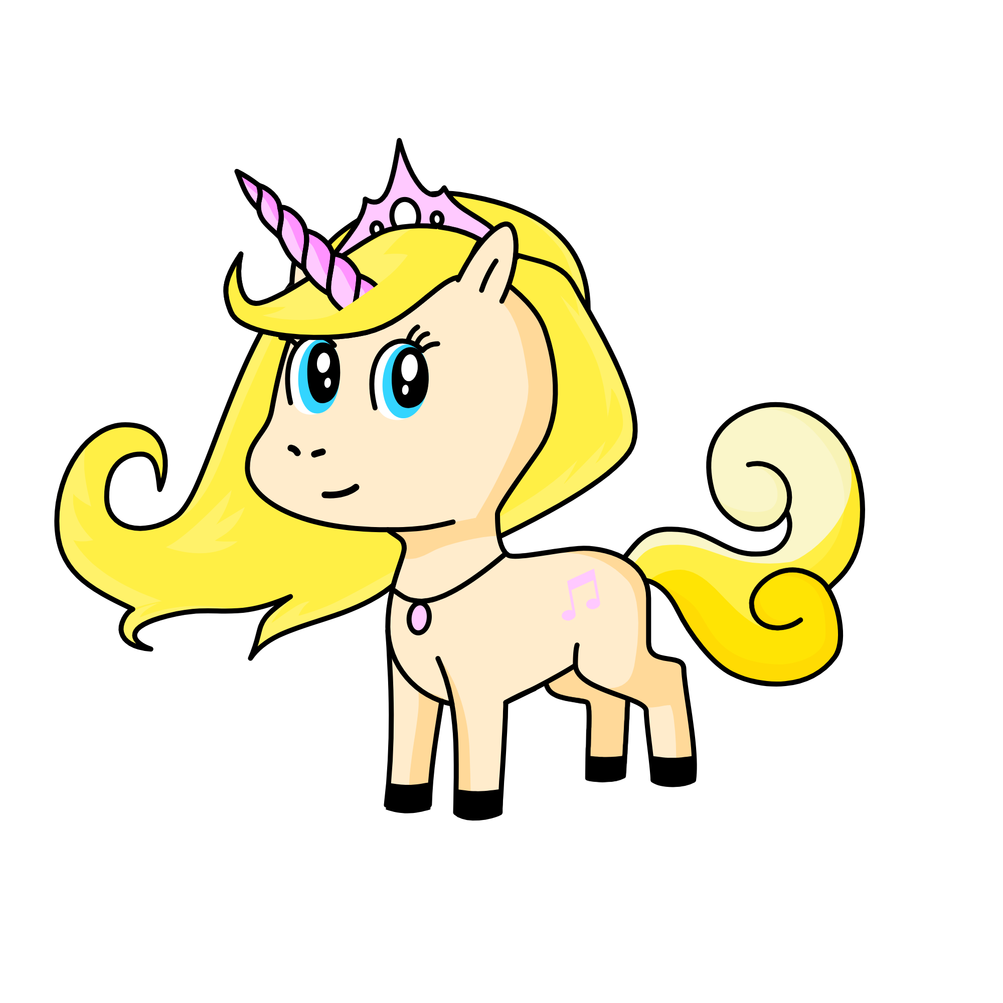 toss toss glindacorn, the unicorn