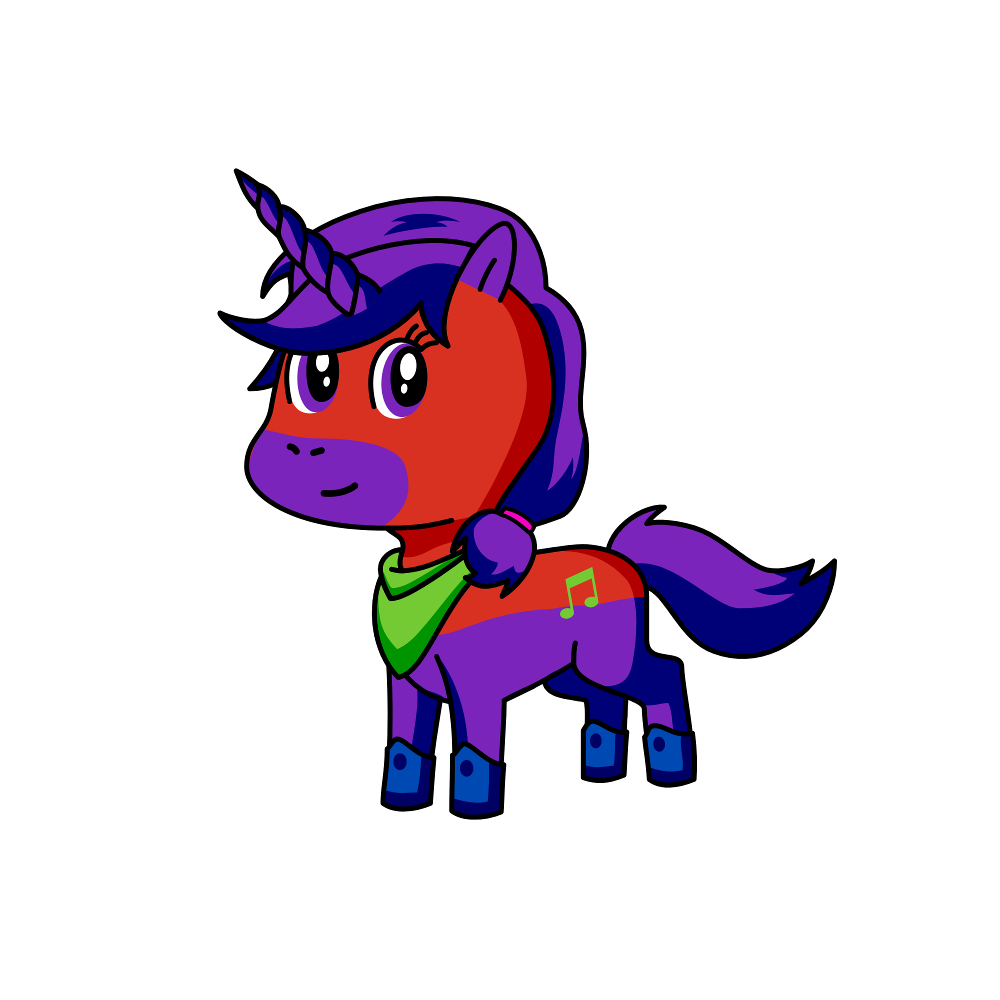 Bibby, the unicorn