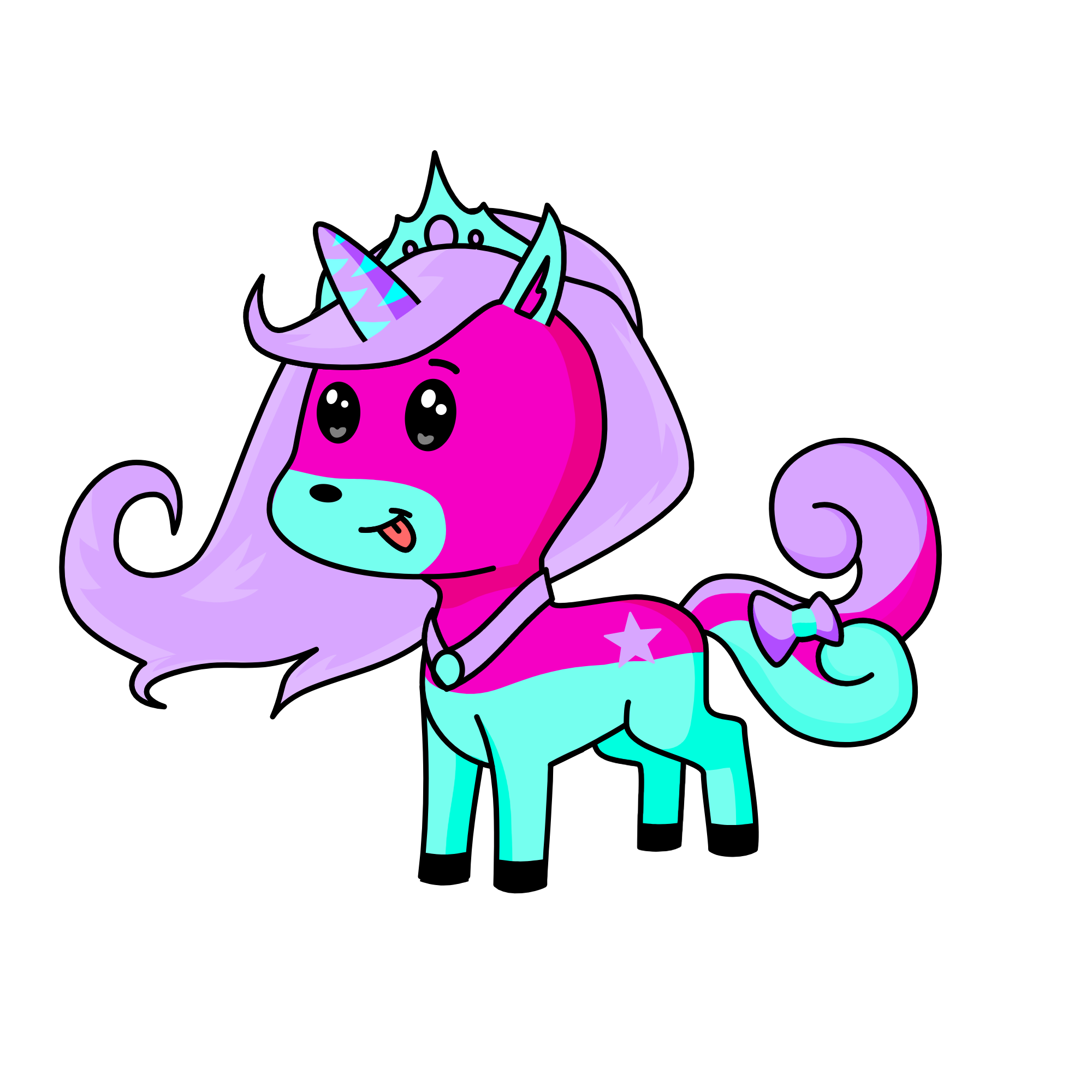 unicorn queen, the unicorn