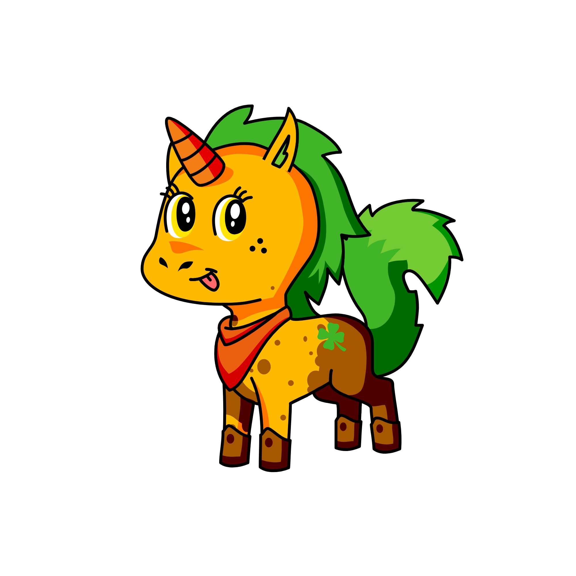 Carrot, the unicorn