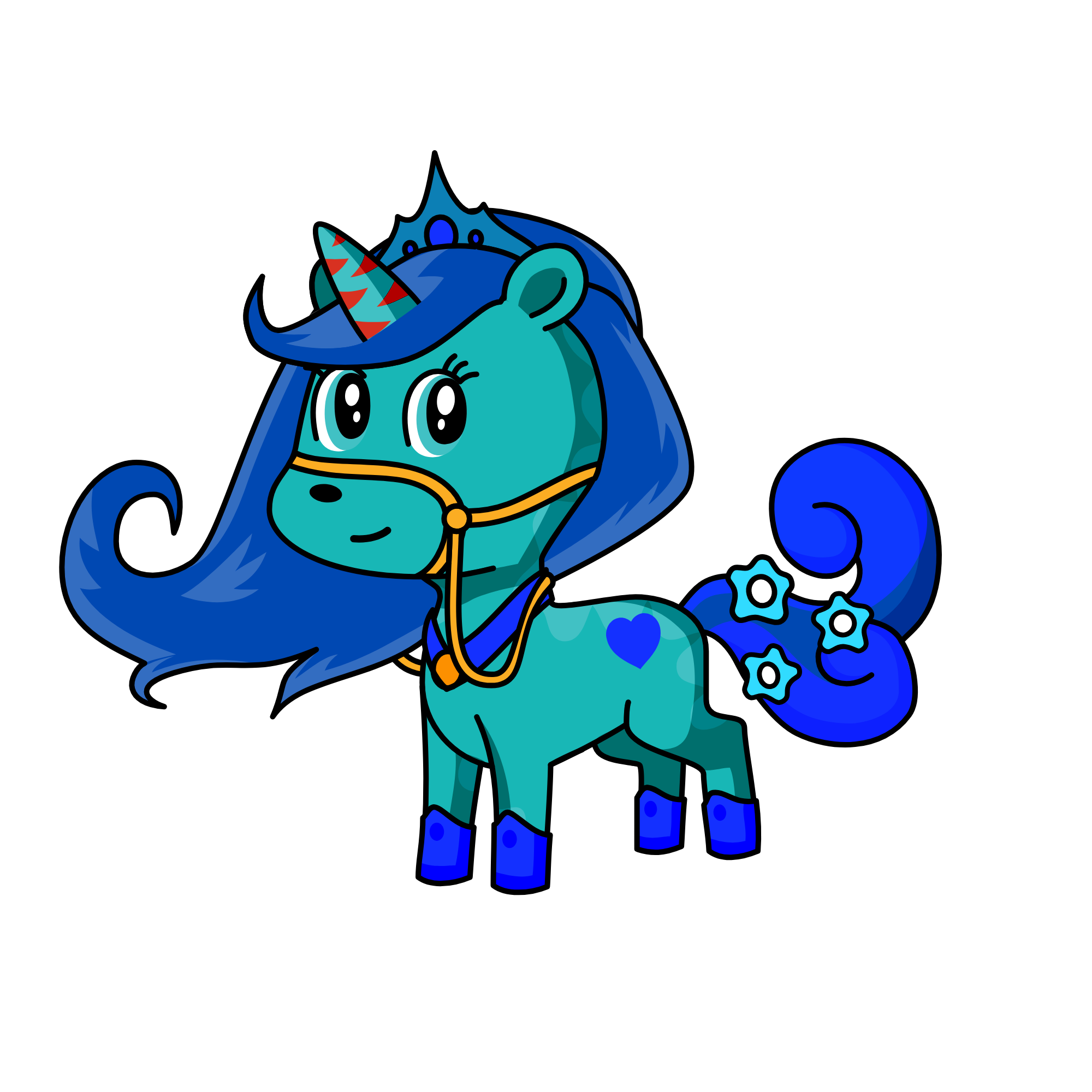 Winter, the unicorn