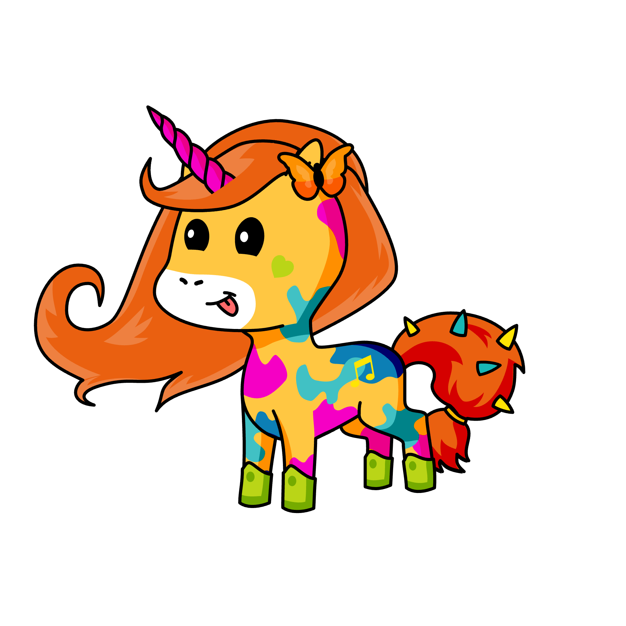 rainbow, the unicorn