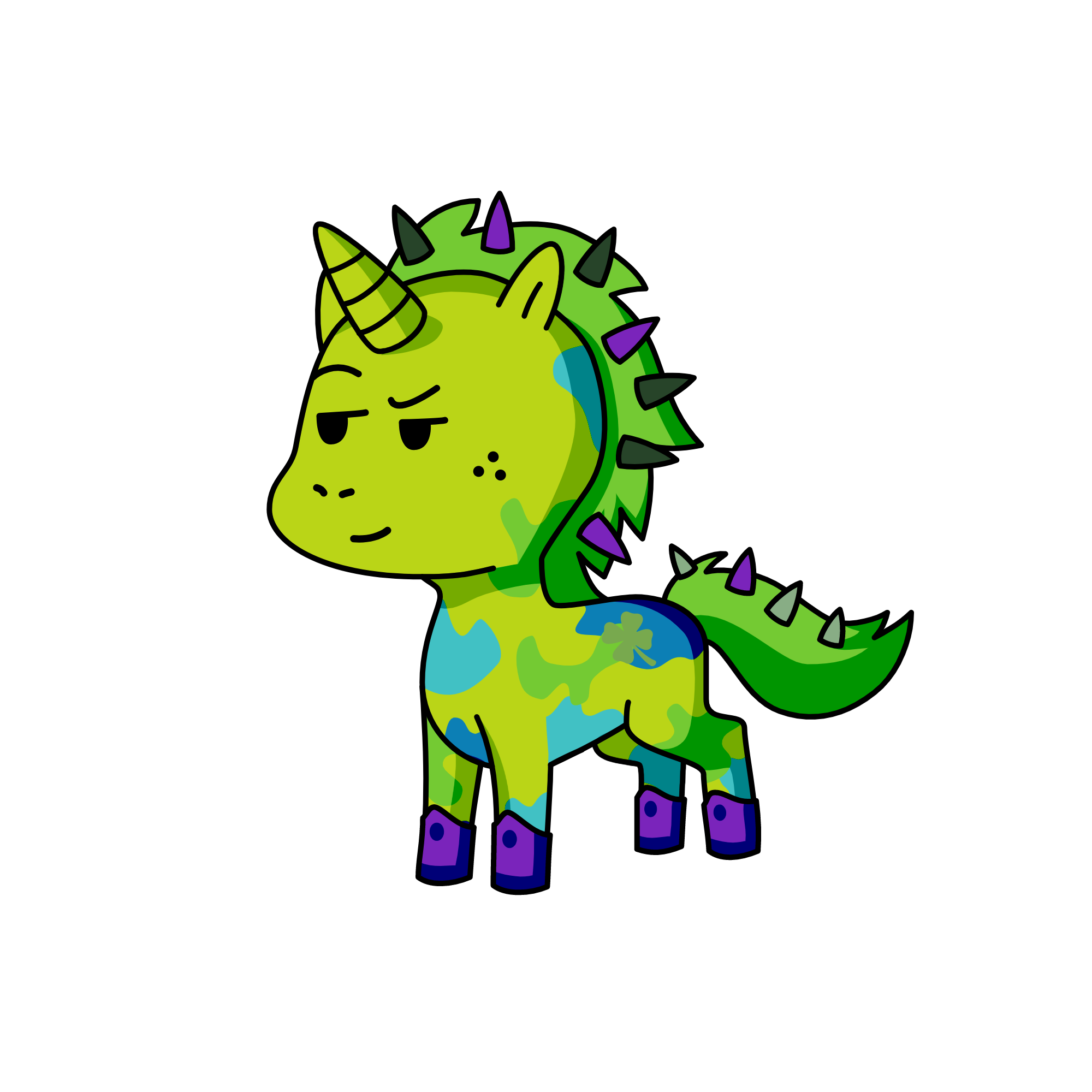 camo, the unicorn