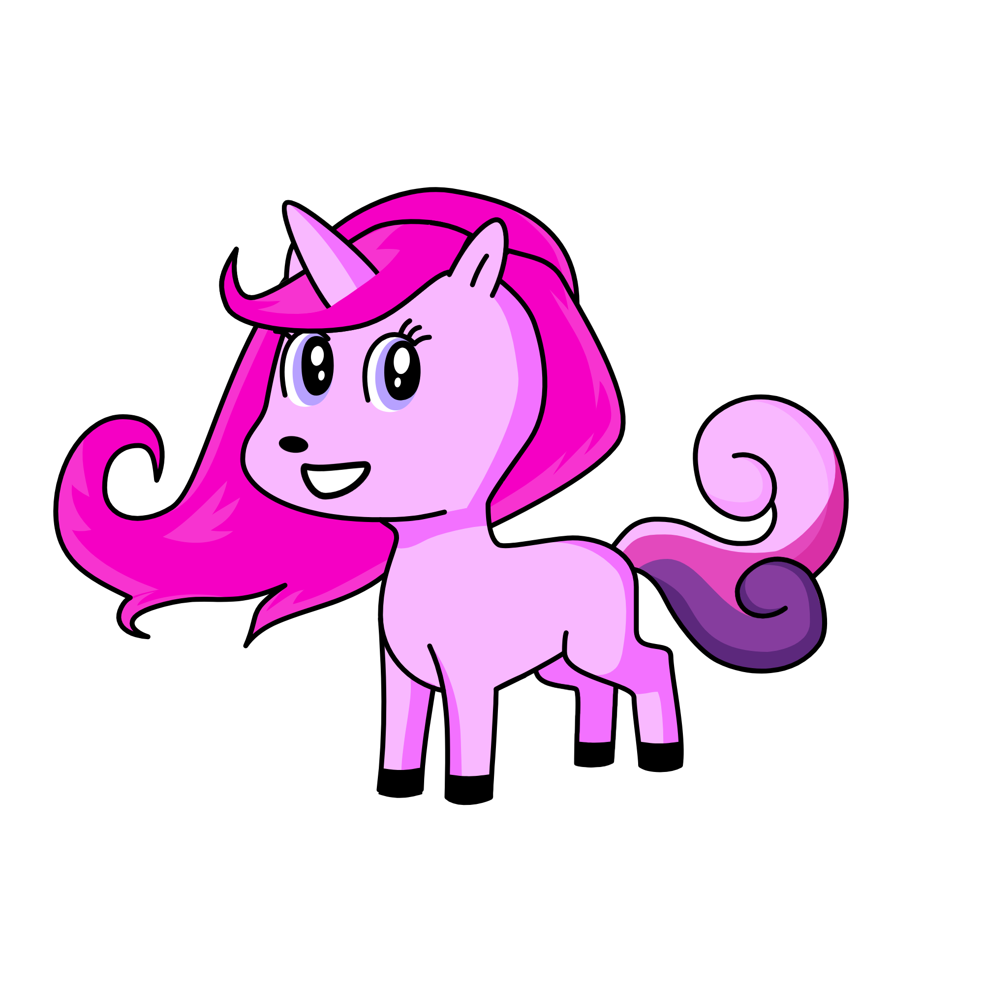 Beautiful, the unicorn