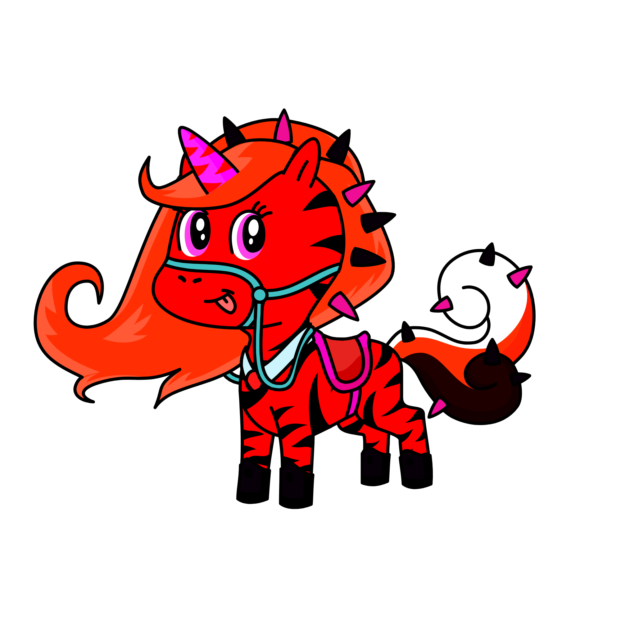 strawberry , the unicorn