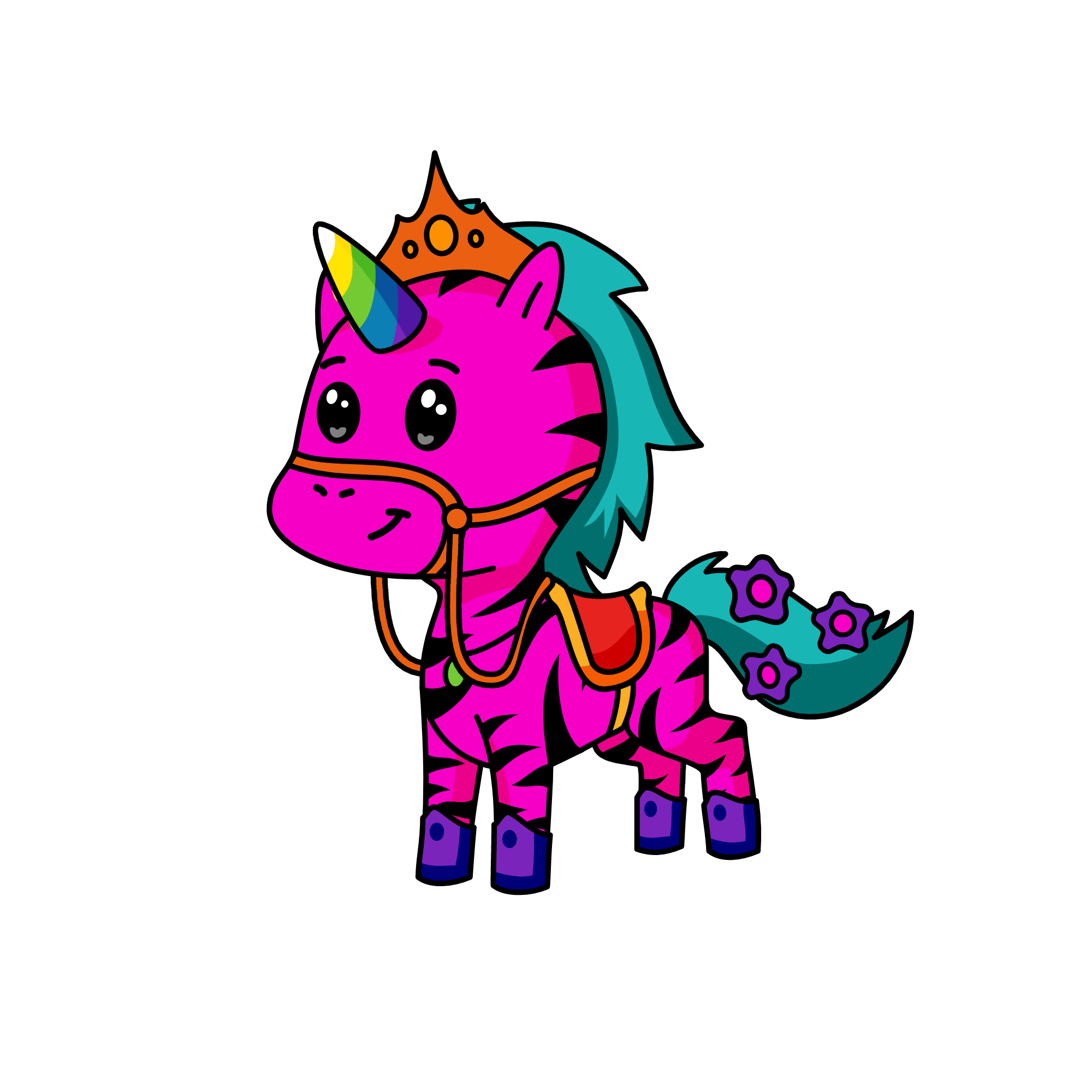 Pinky, the unicorn