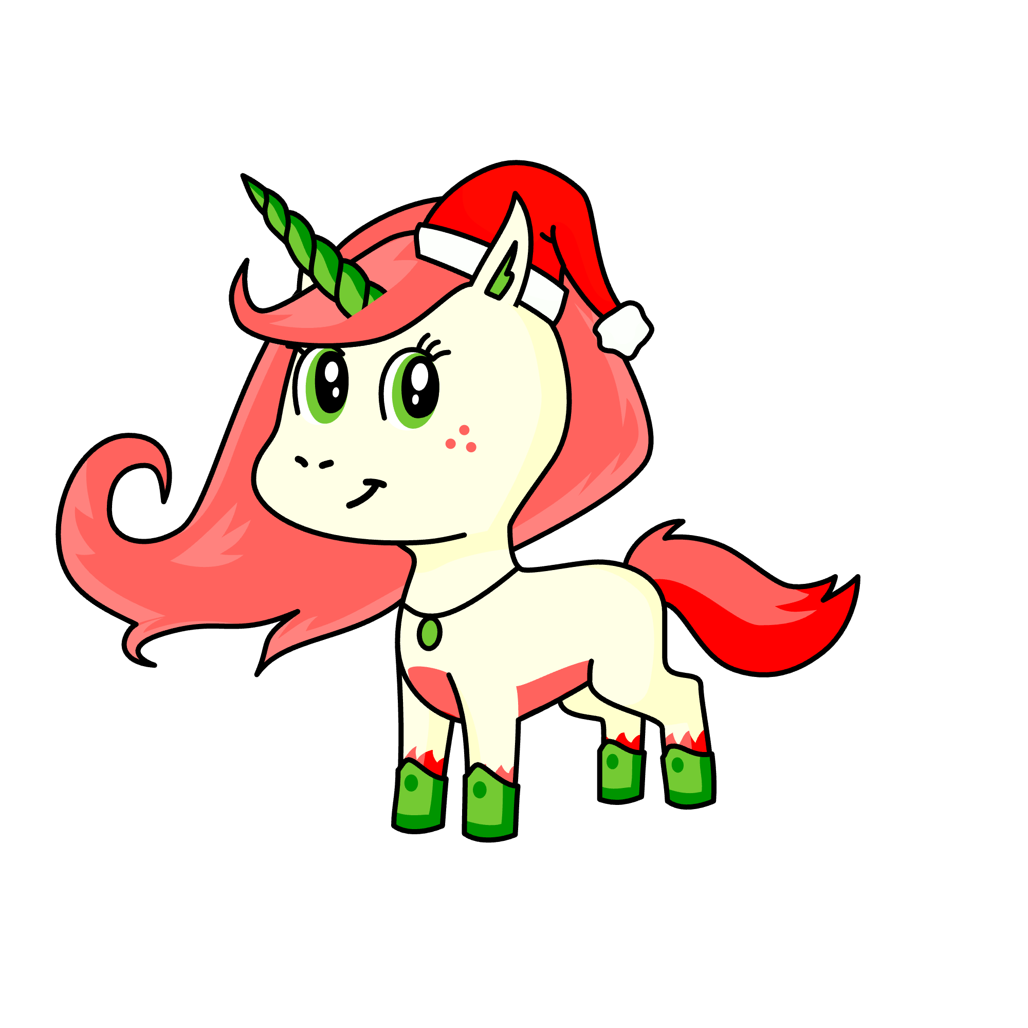 CHRISTMAS, the unicorn