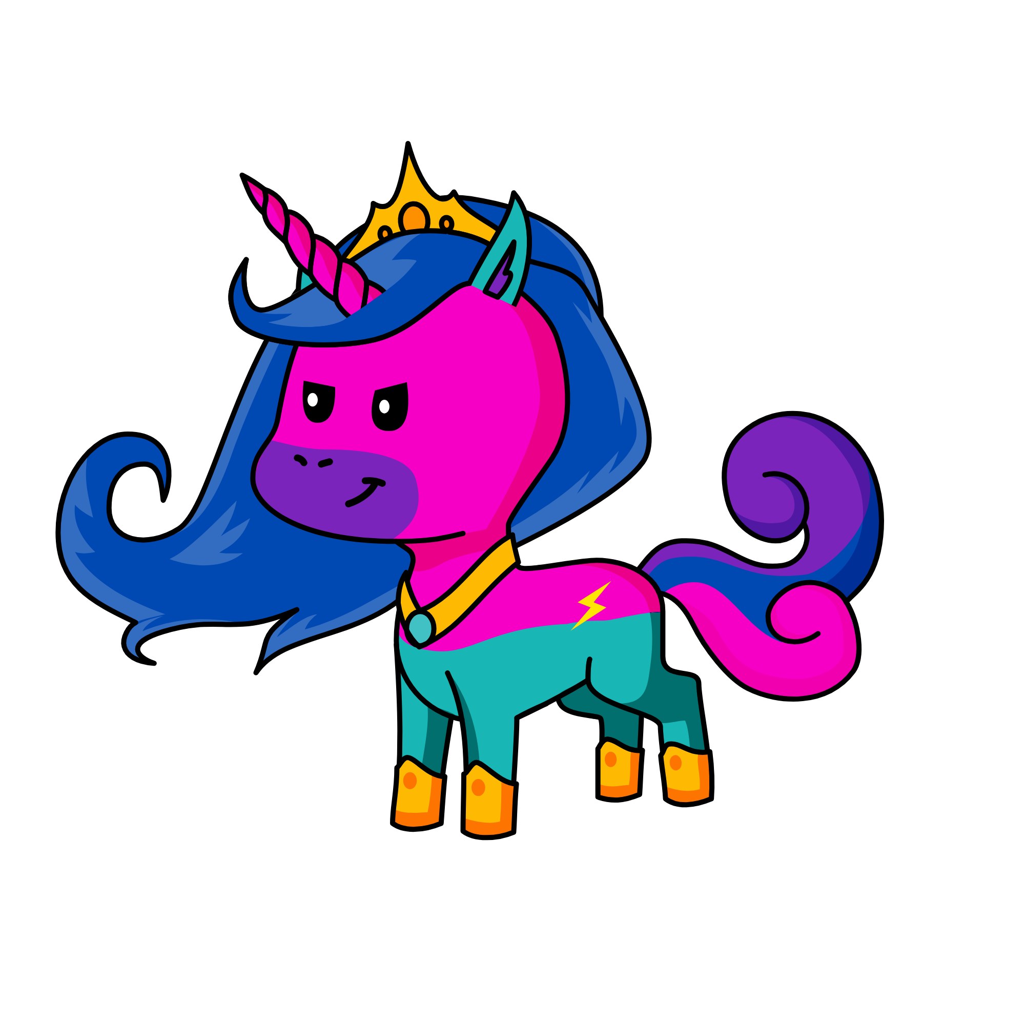 Princess Alabaster, the unicorn