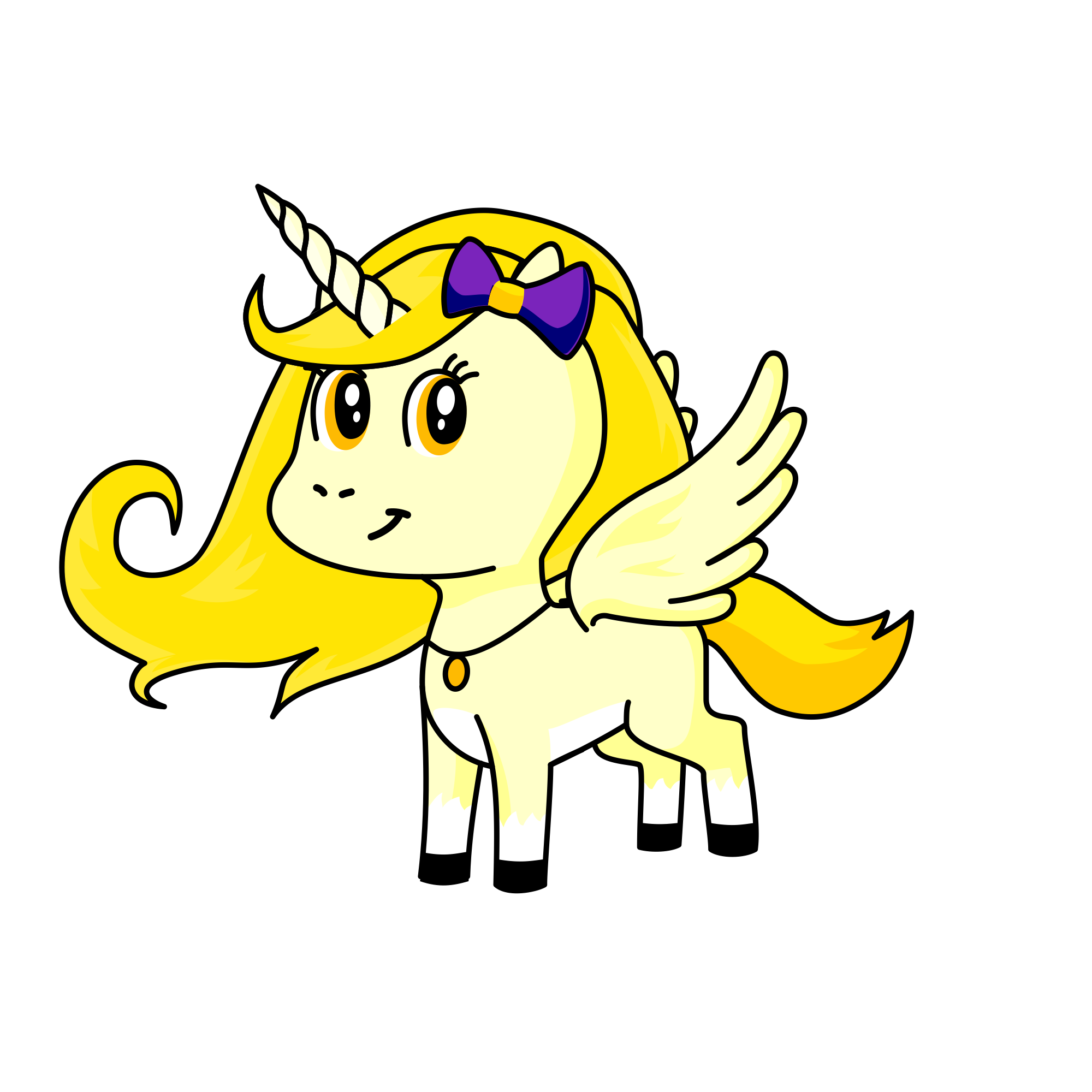 Sanschein, the unicorn