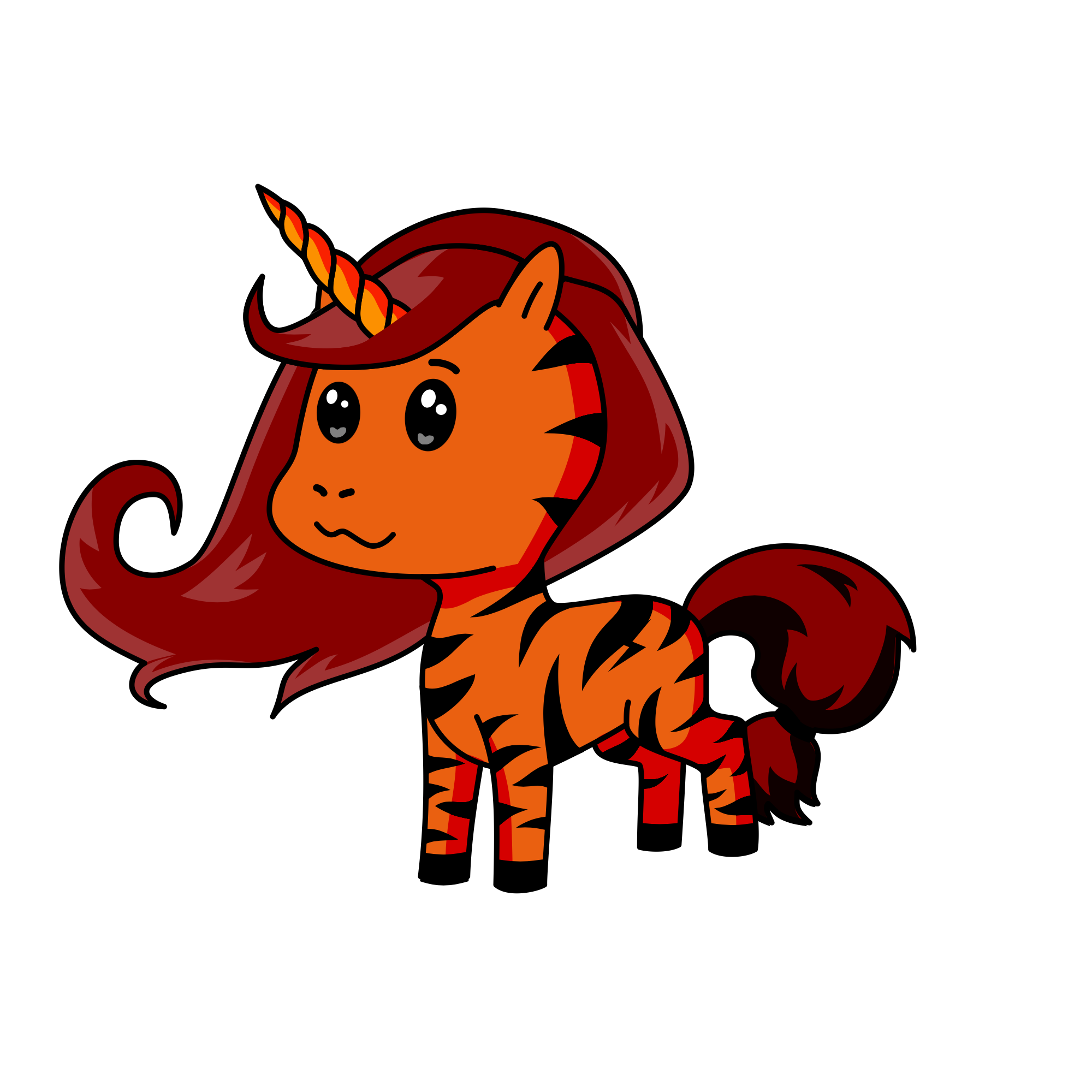 Teiga, the unicorn