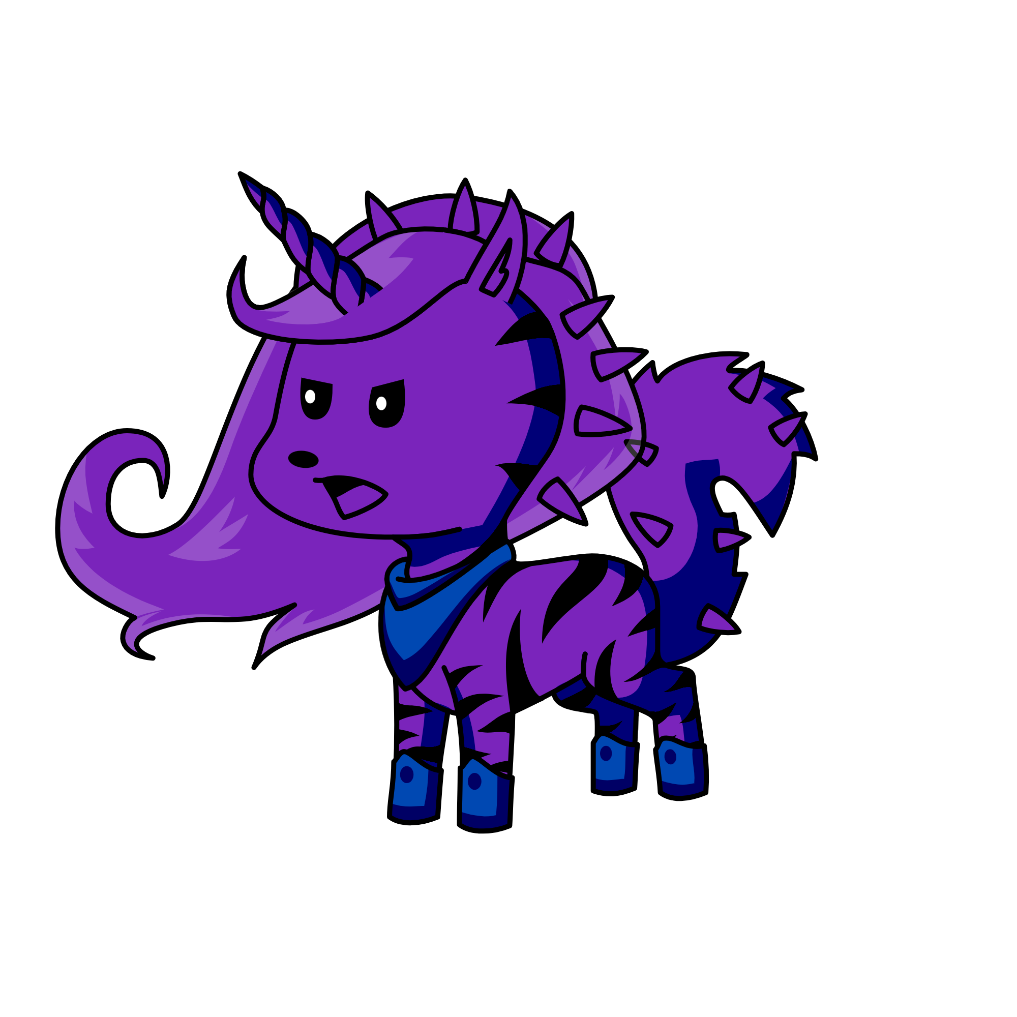 So, my friend Person Jr. started making unis so GIVE HER A WARM WELCOKE, the unicorn
