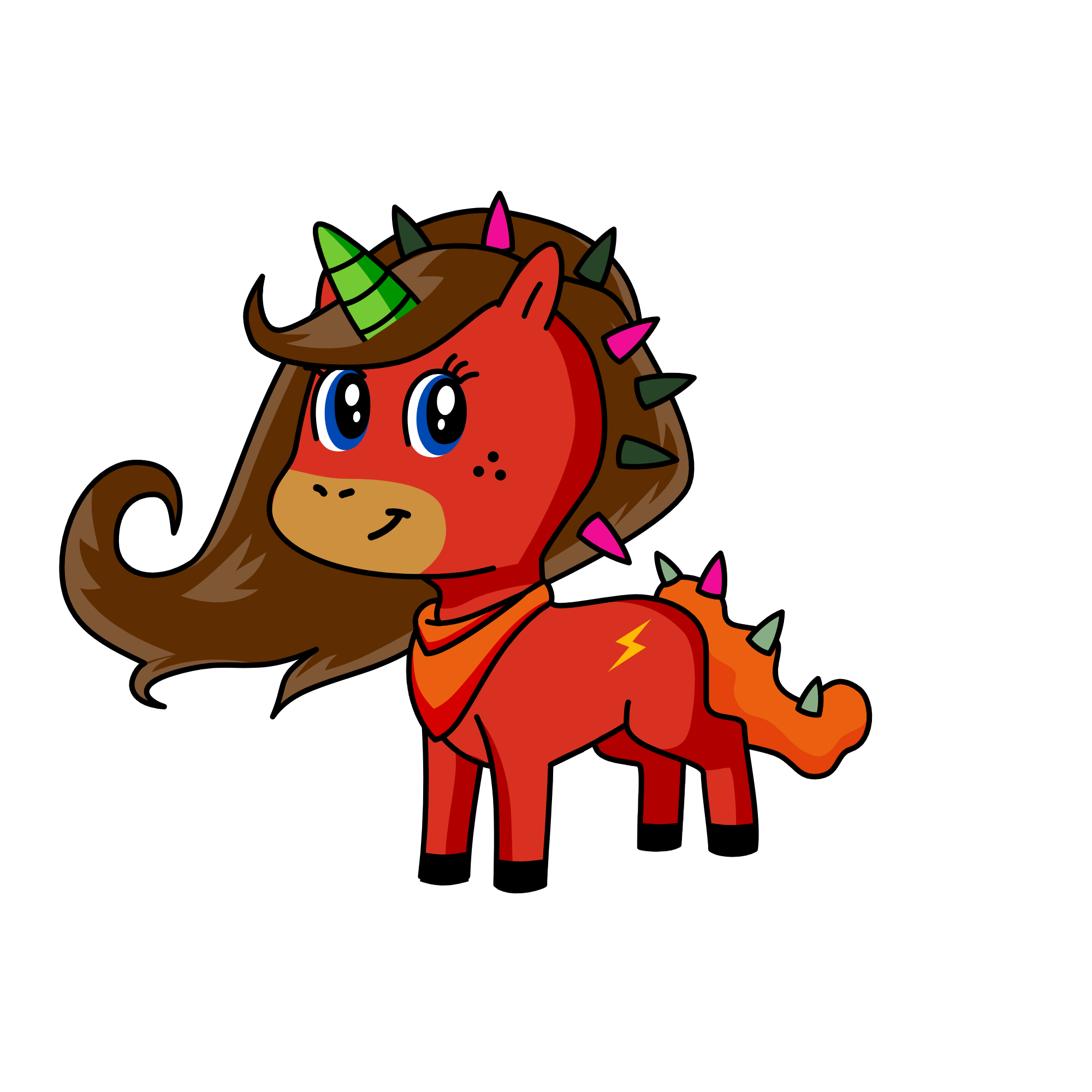 Midnight Devil, the unicorn