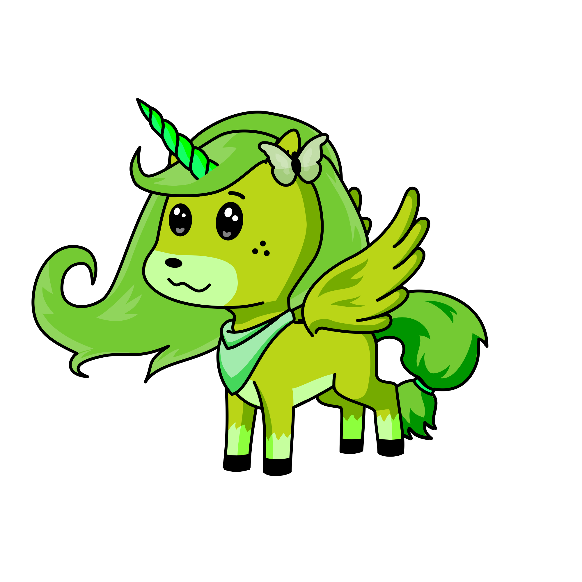 Gryny, the unicorn