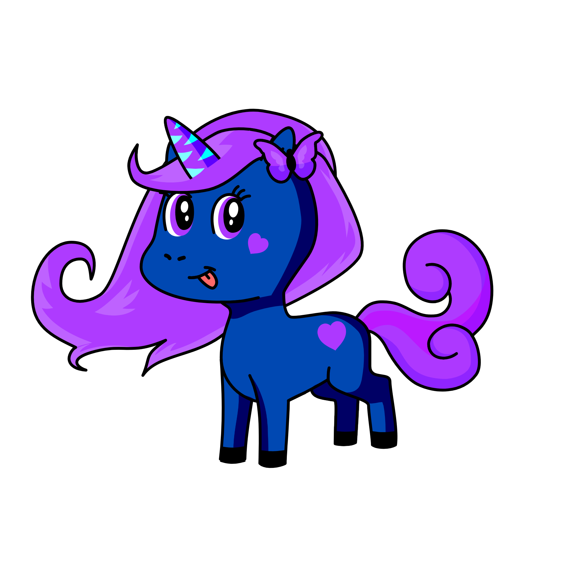 Nigst flash, the unicorn