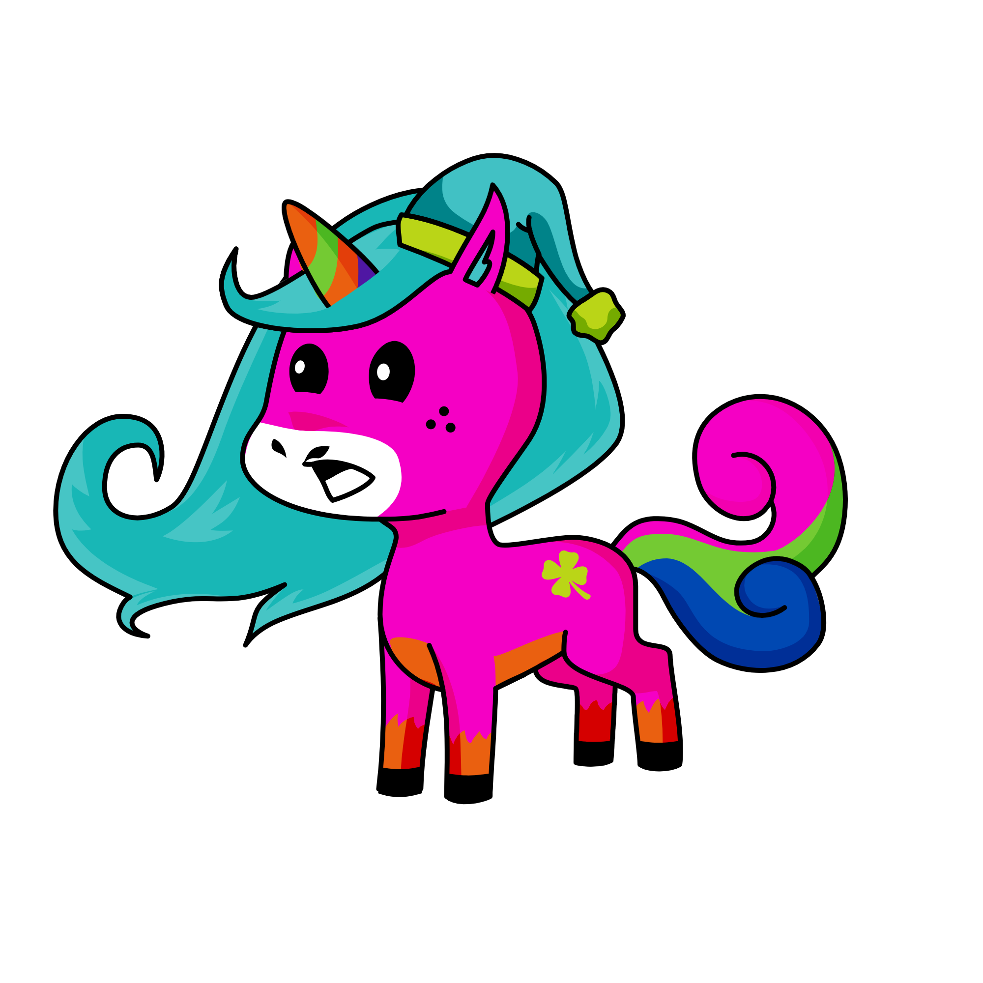 Kora ZA candle , the unicorn