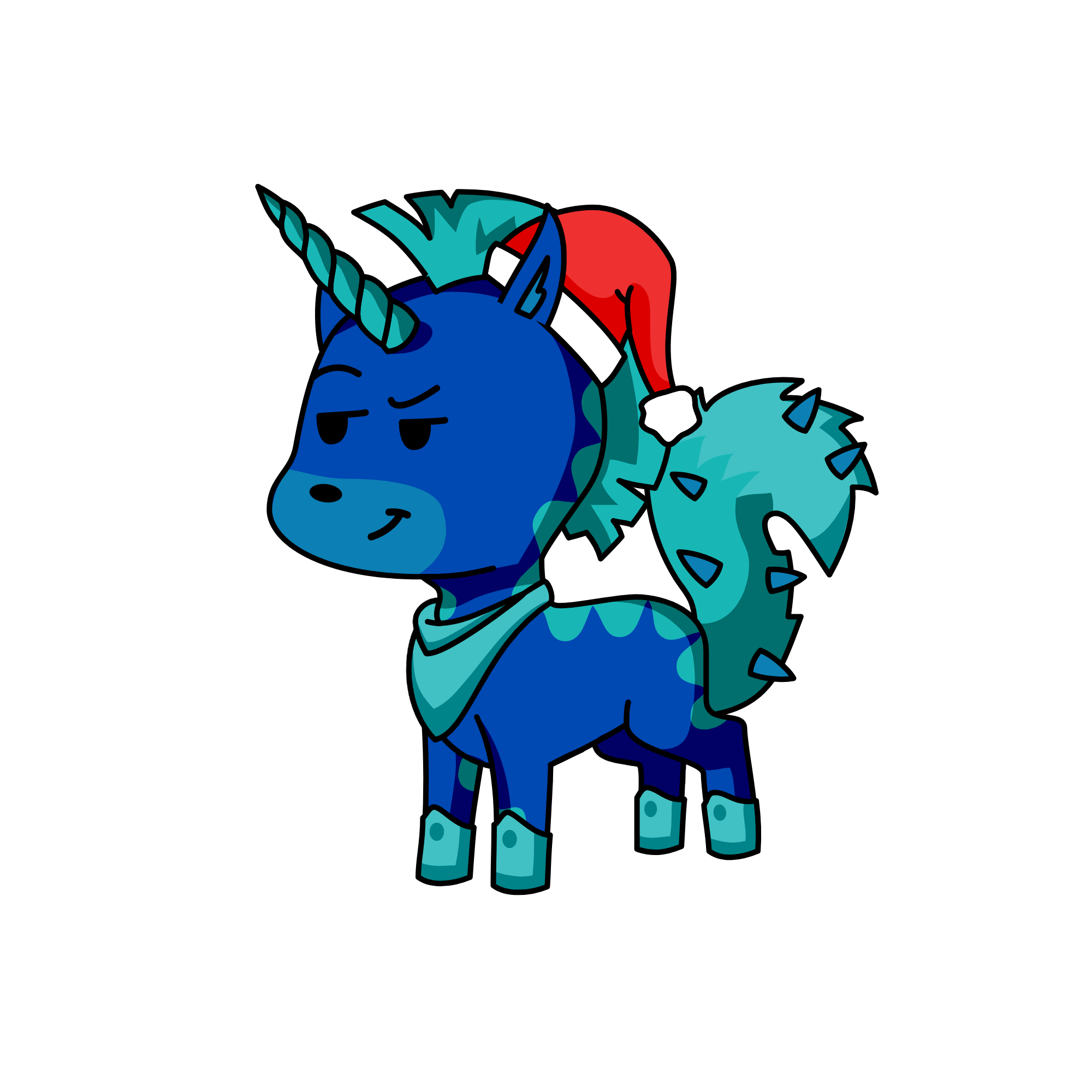 Me when everyone says lur to me. (Lur means yes), the unicorn