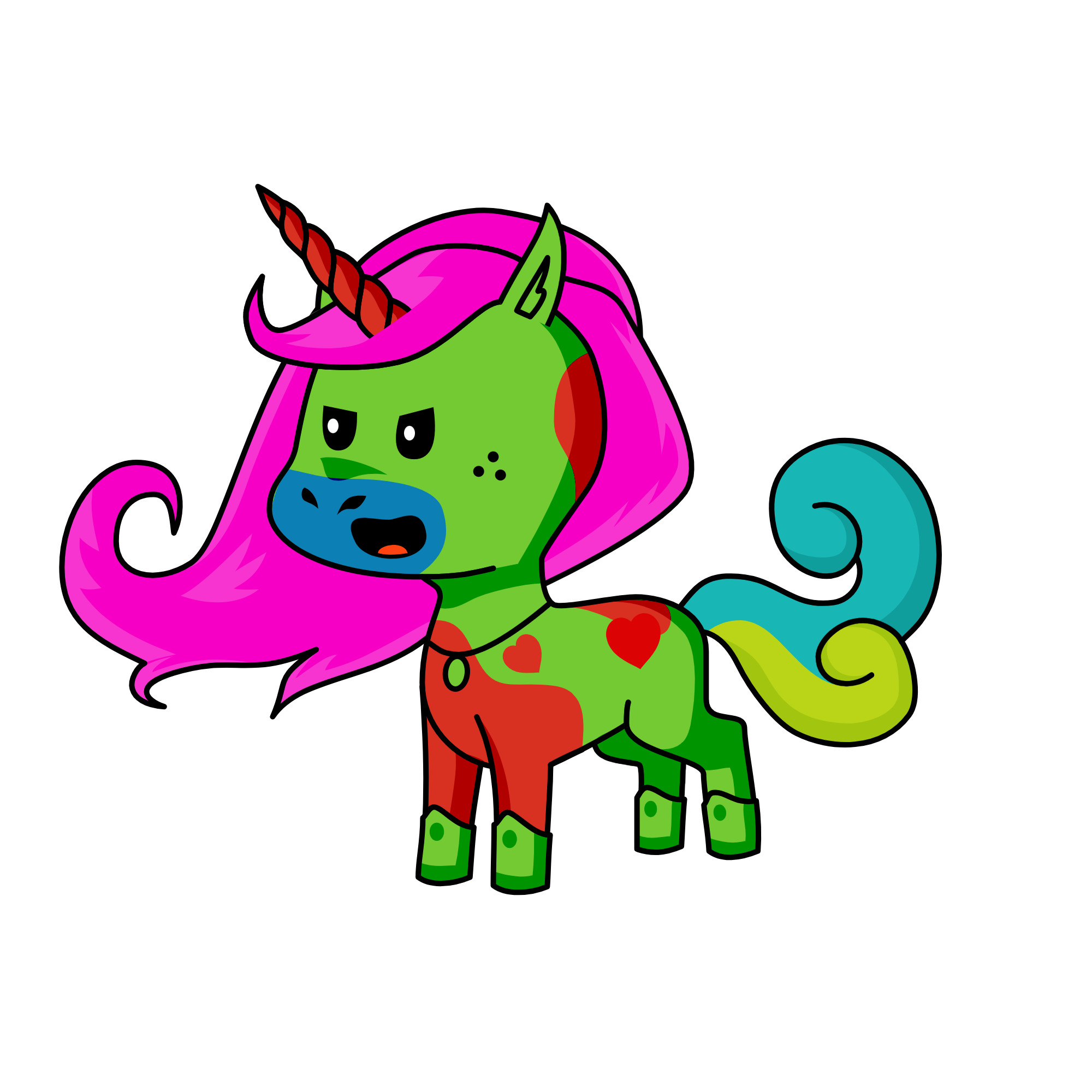 And Kora, Im not THAT banana crazy :[, the unicorn
