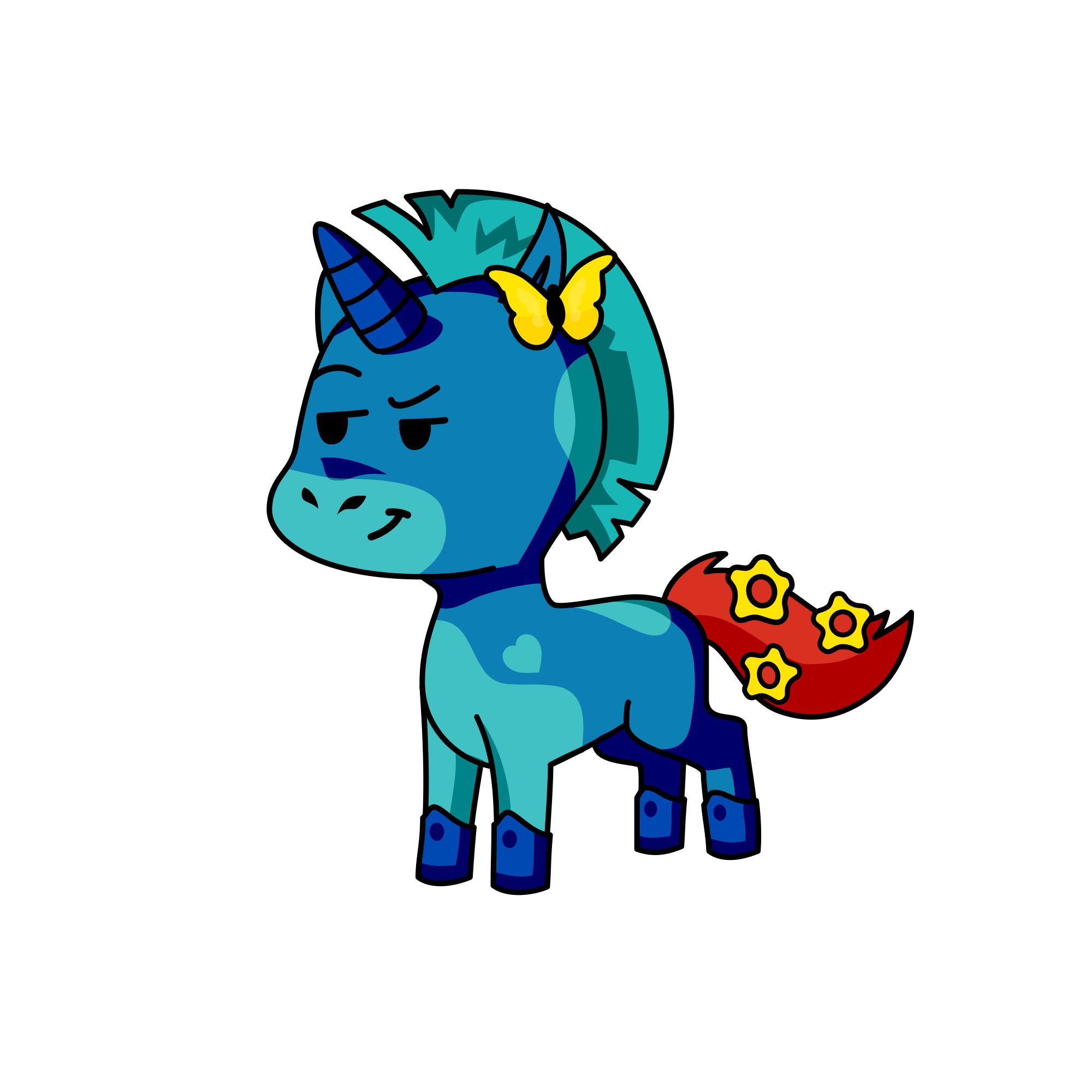 Your sucking my dick!!!, the unicorn