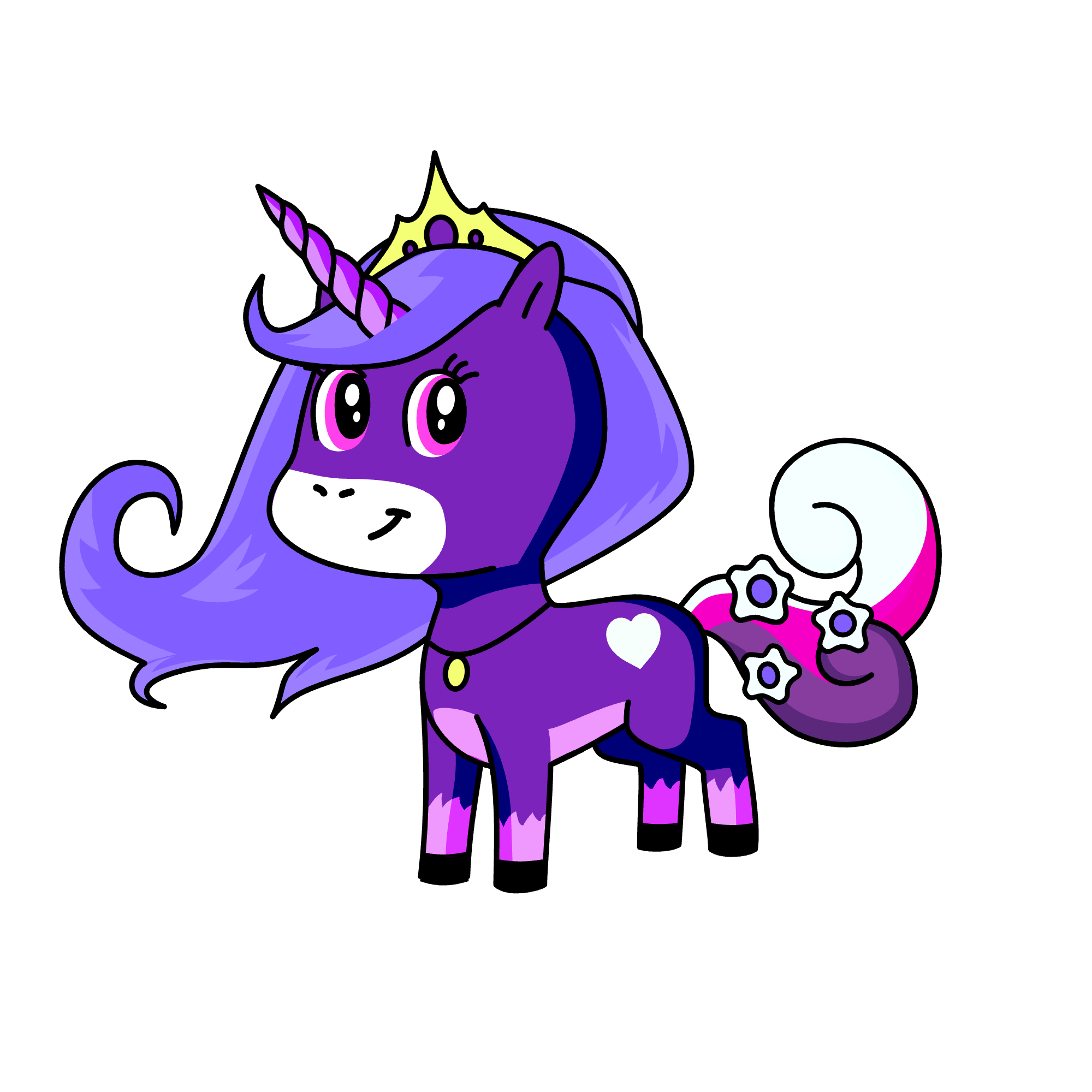 Crystal Shine, the unicorn