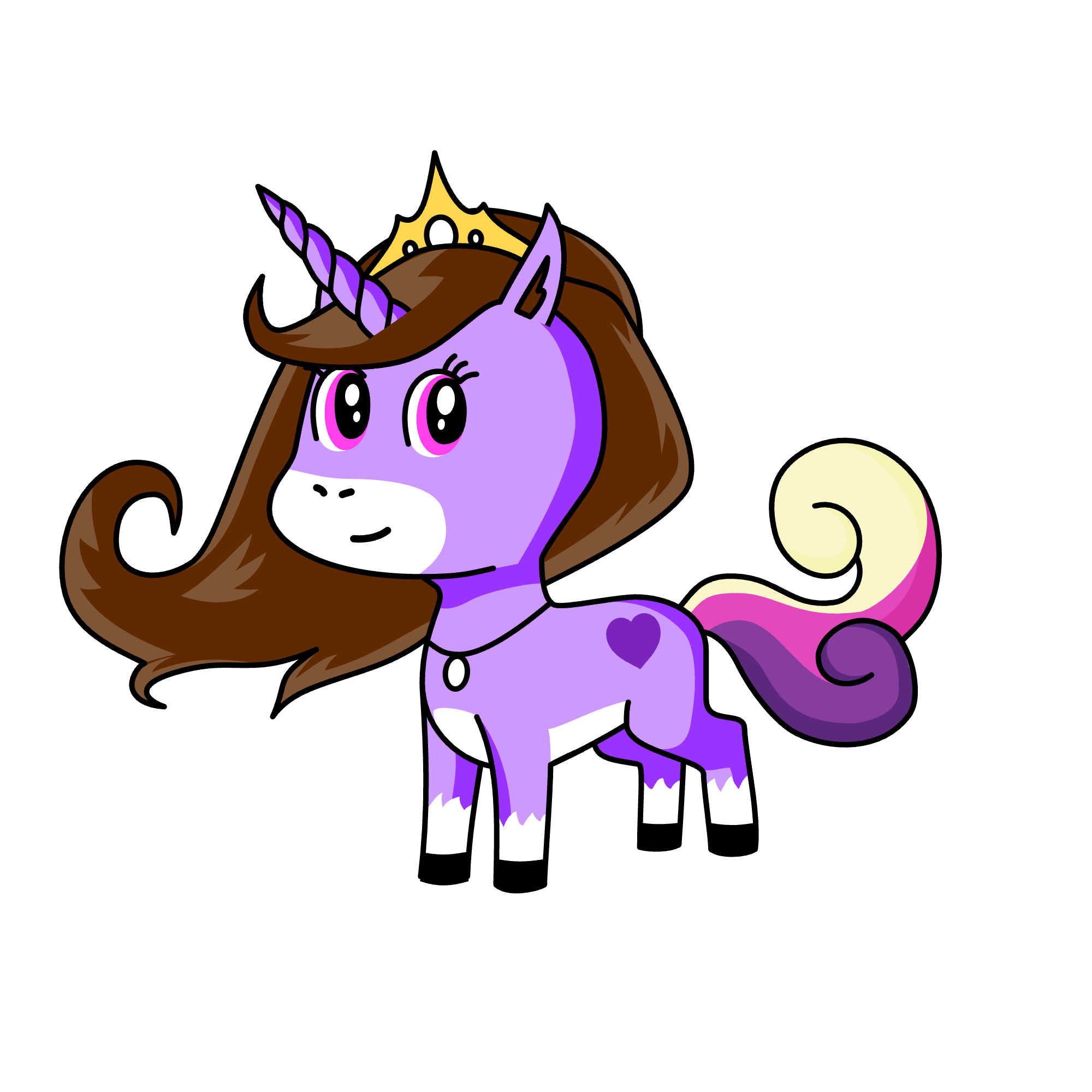 Crystal Shine, the unicorn