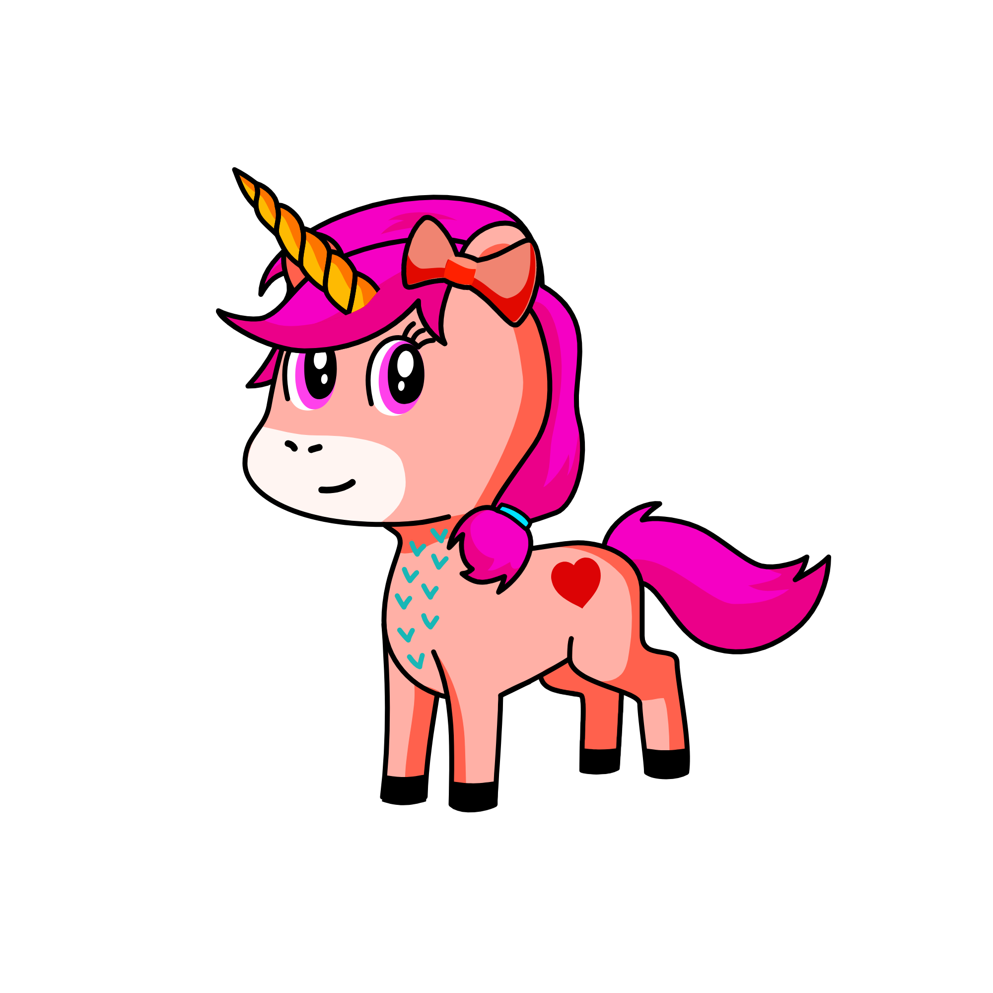 Tilley The Aweesome JR>, the unicorn