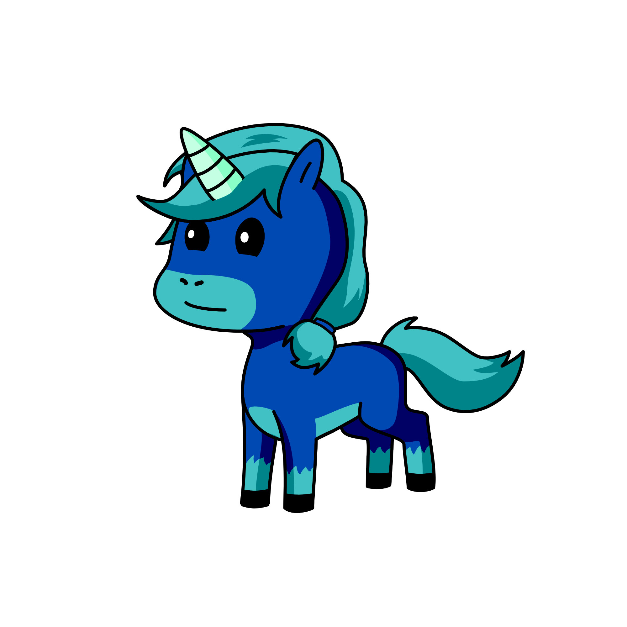 Icicle, the unicorn