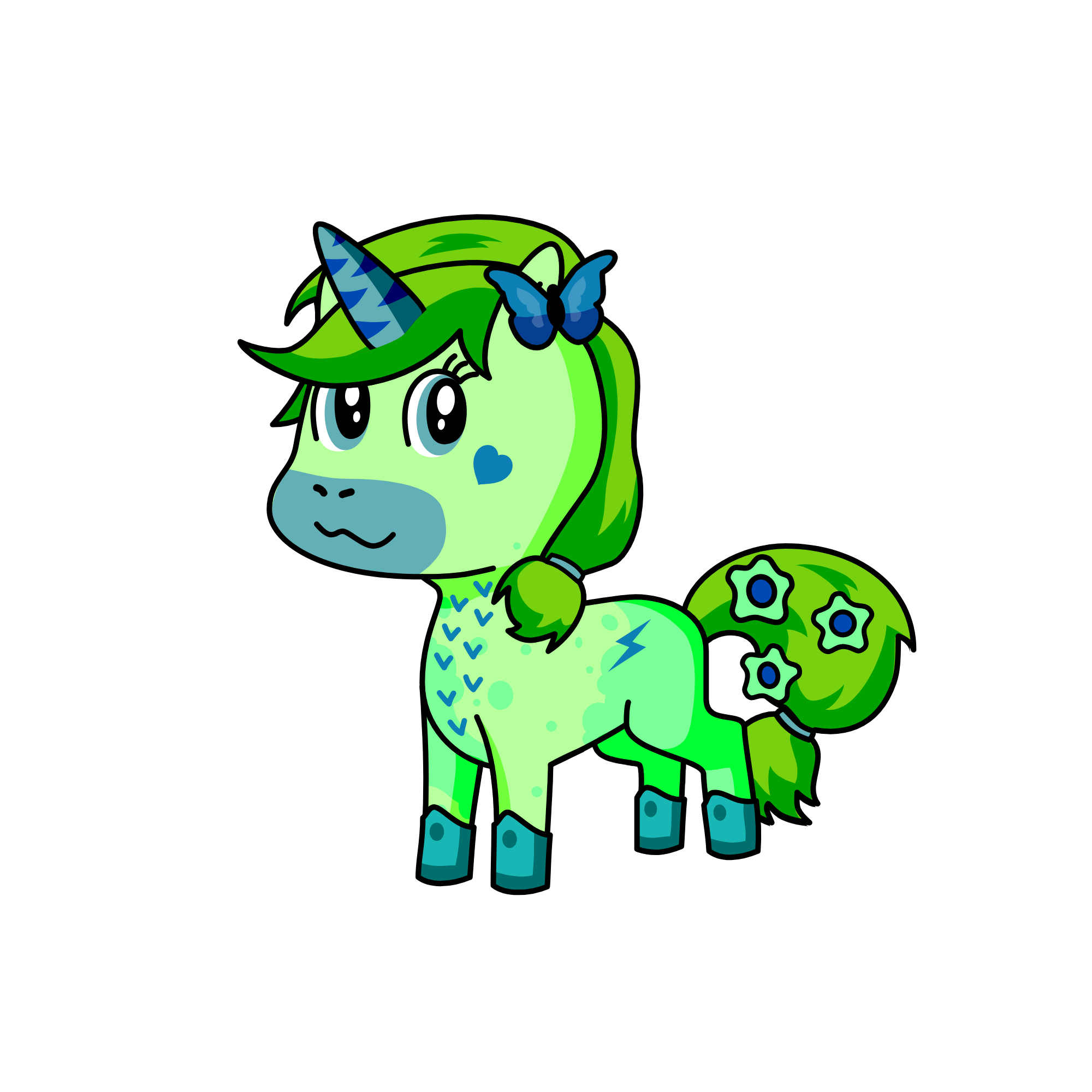 tealy, the unicorn
