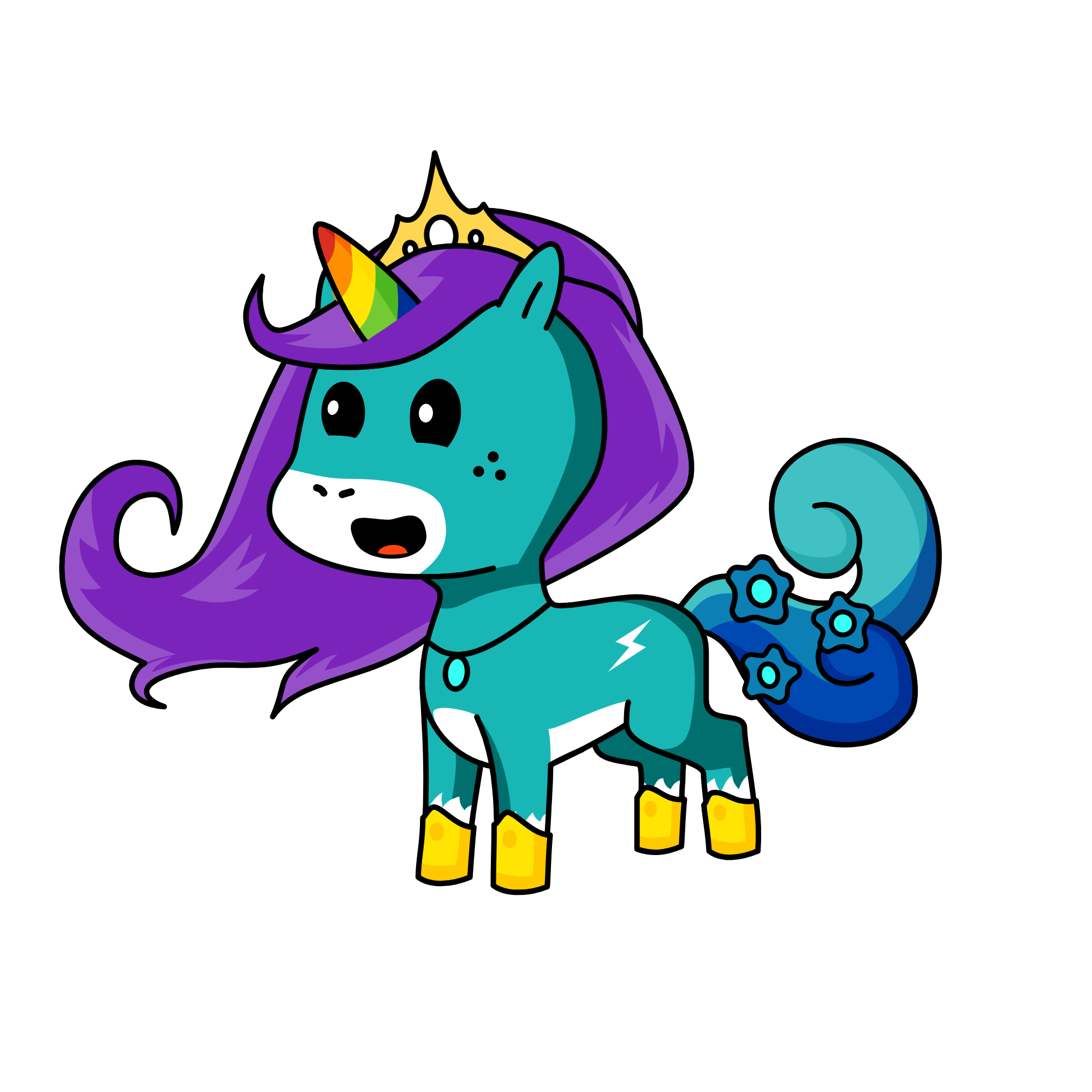 Queen sky, the unicorn