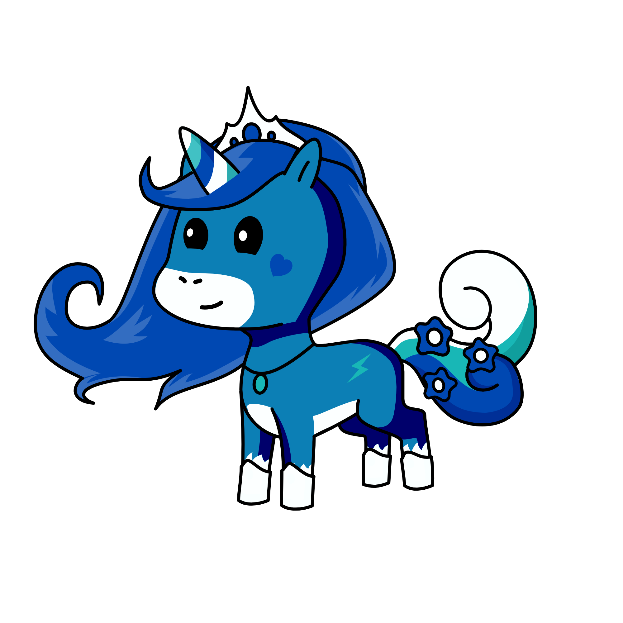 Queen Ice, the unicorn