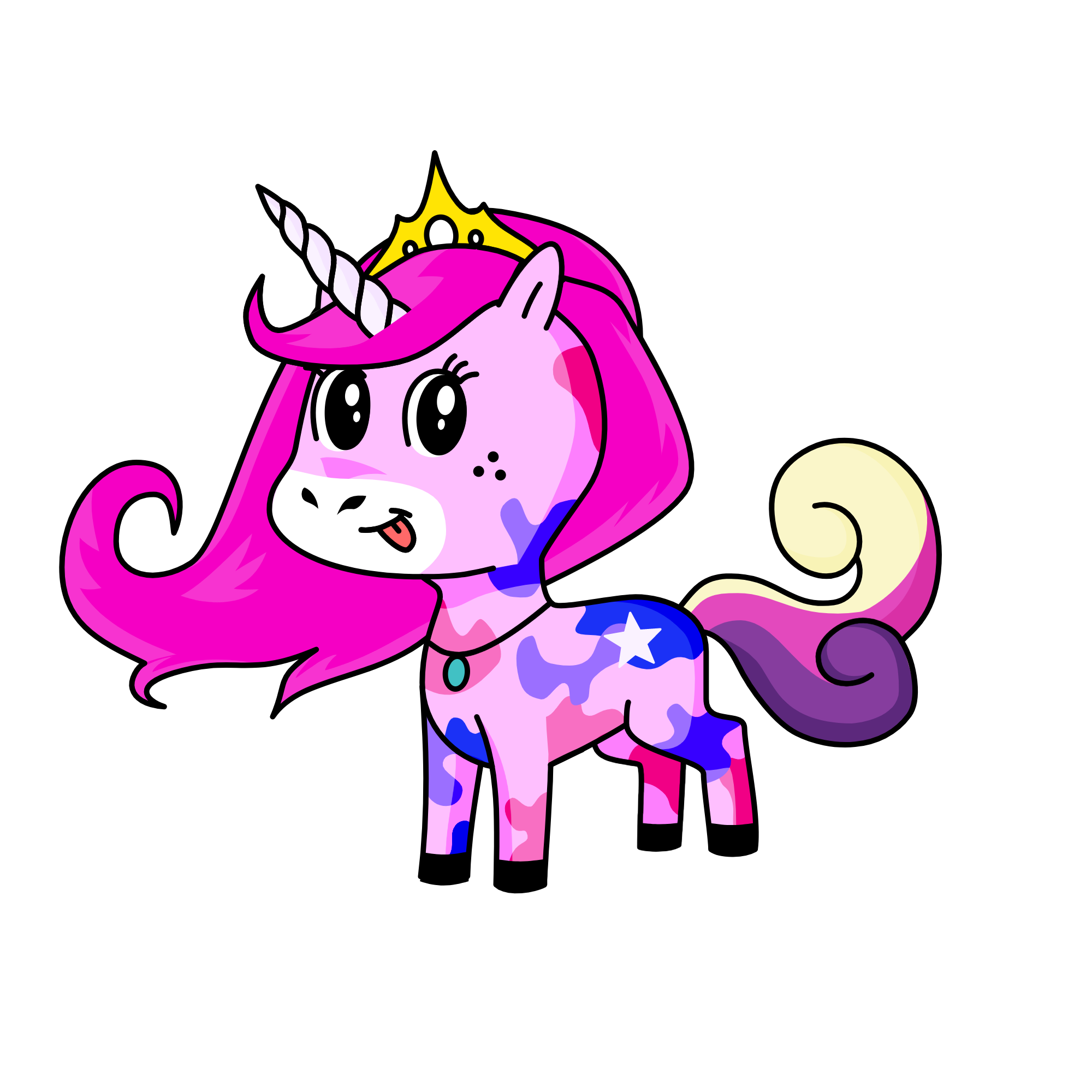Queen susi, the unicorn