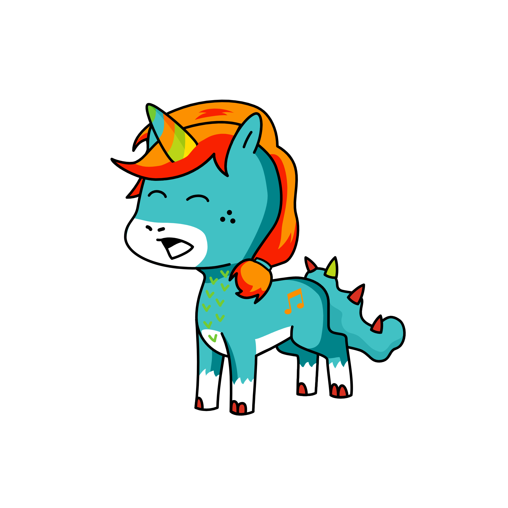 Oh, HAIII ANNABEL ZA ALIEN, the unicorn