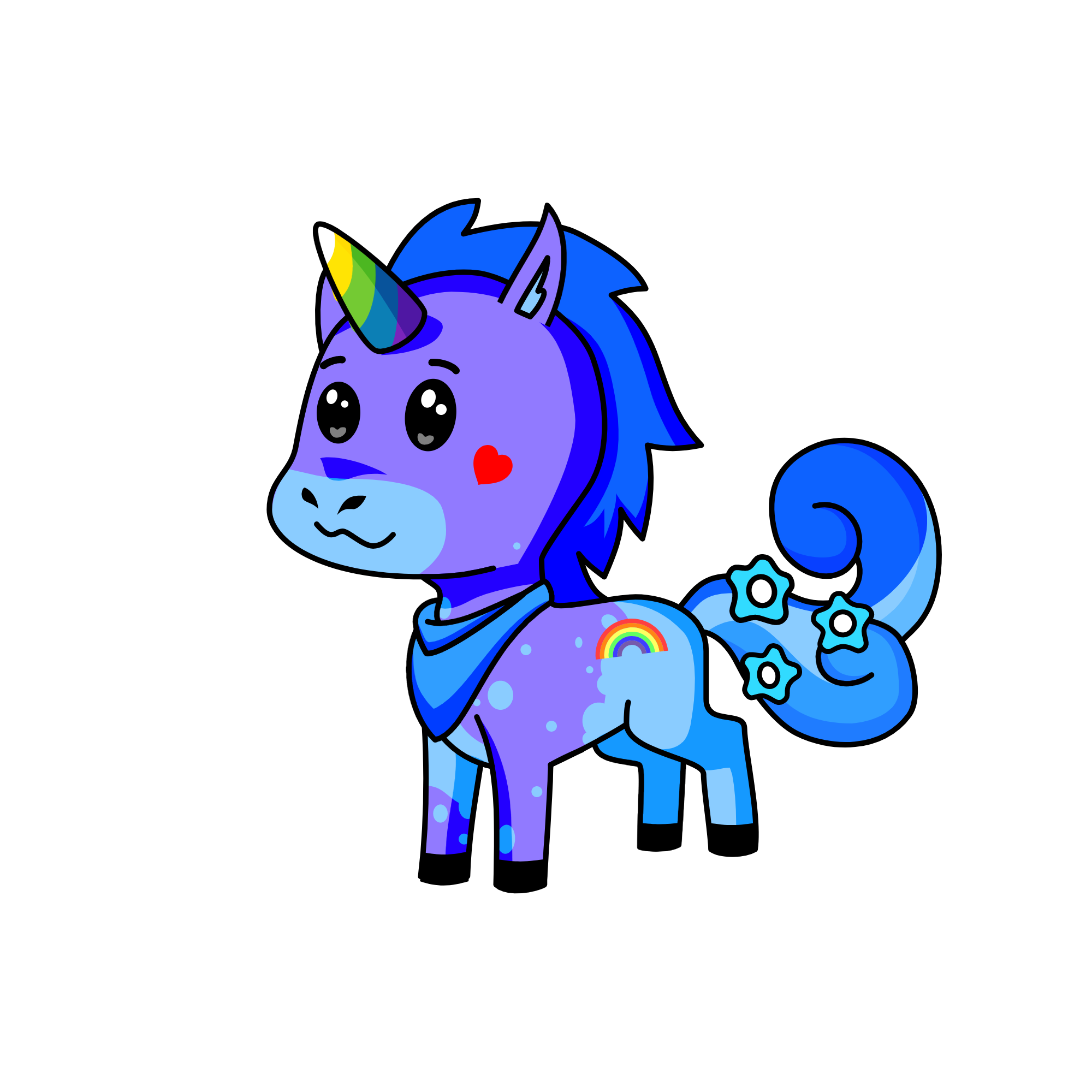 Gasin, the unicorn