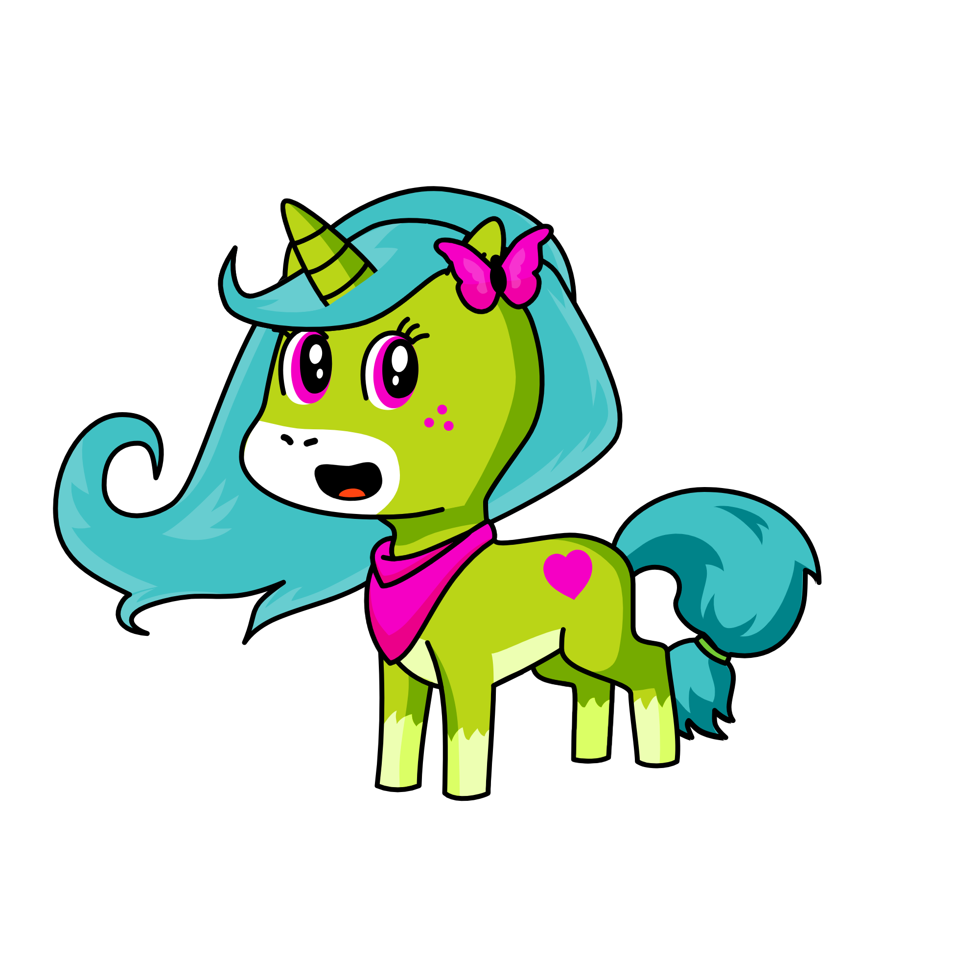 Bro thinks he's funny, the unicorn