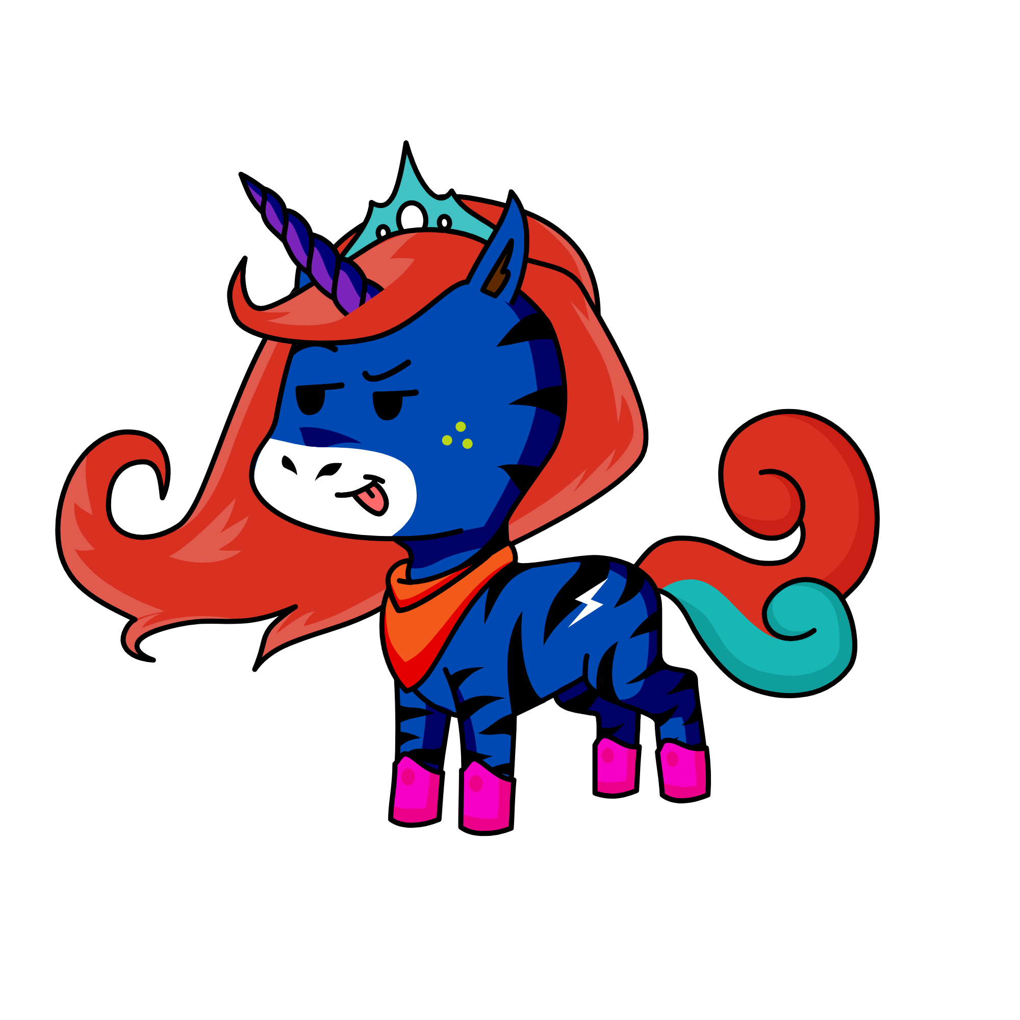 h, the unicorn