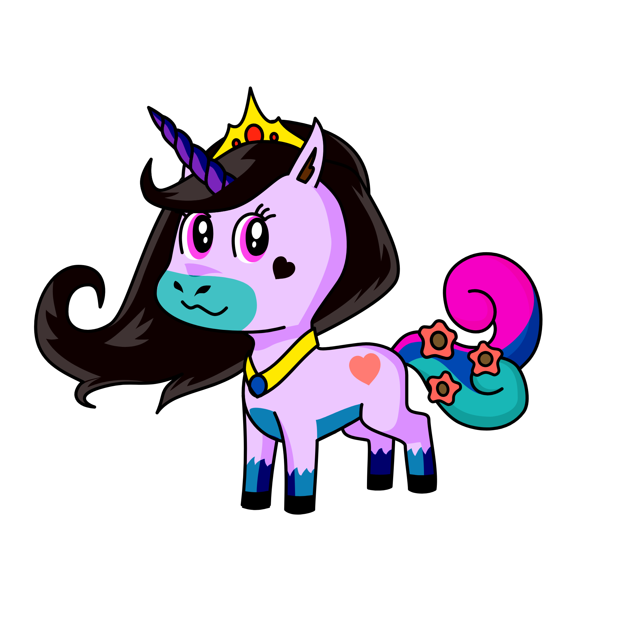 pinky lover 18 , the unicorn