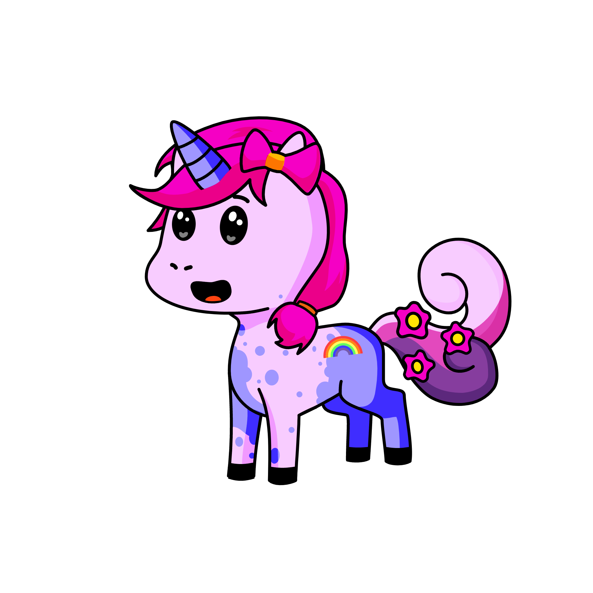 lily the cheerful one, the unicorn