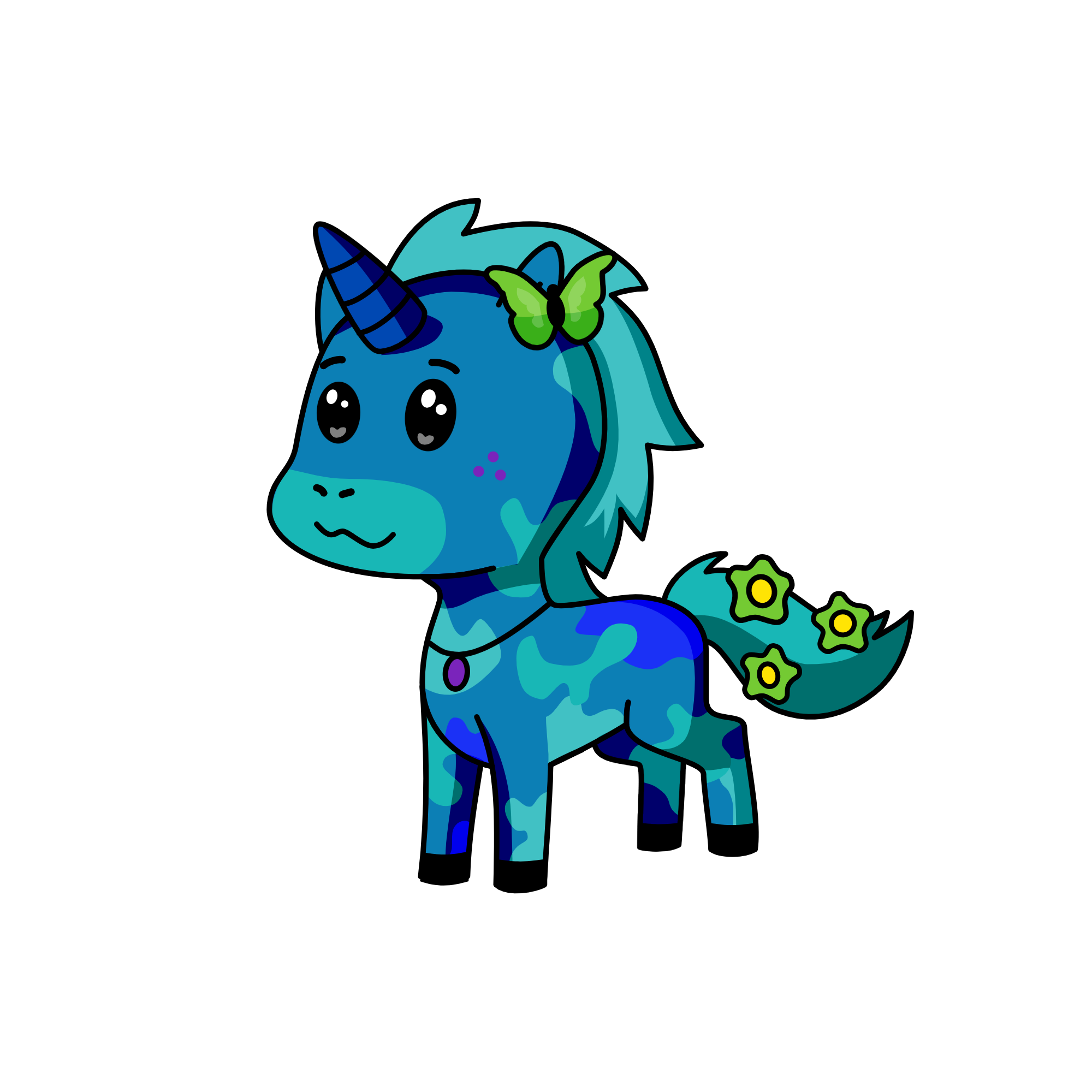 BlueBerry , the unicorn