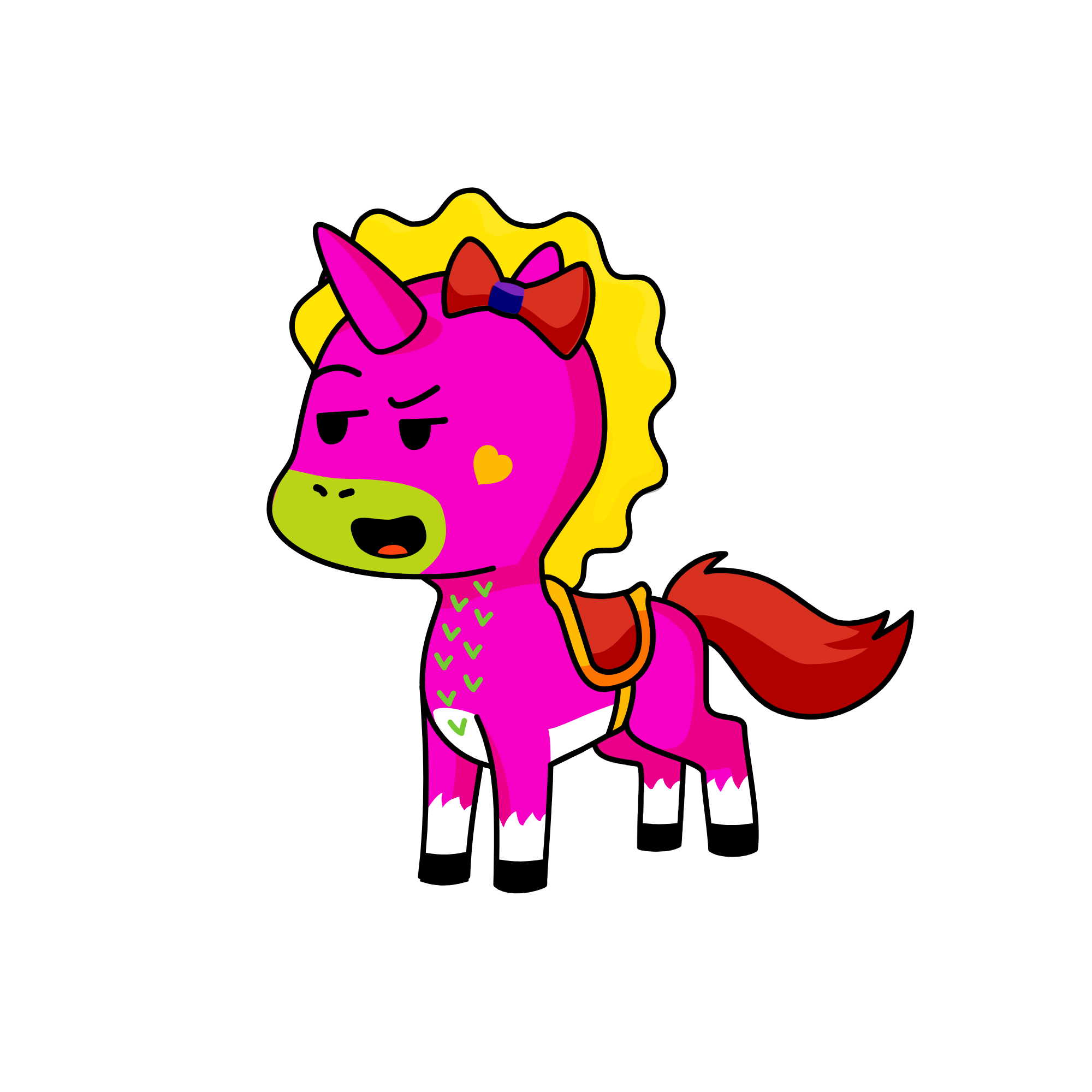 Racist much? And for your information, I'm white, the unicorn