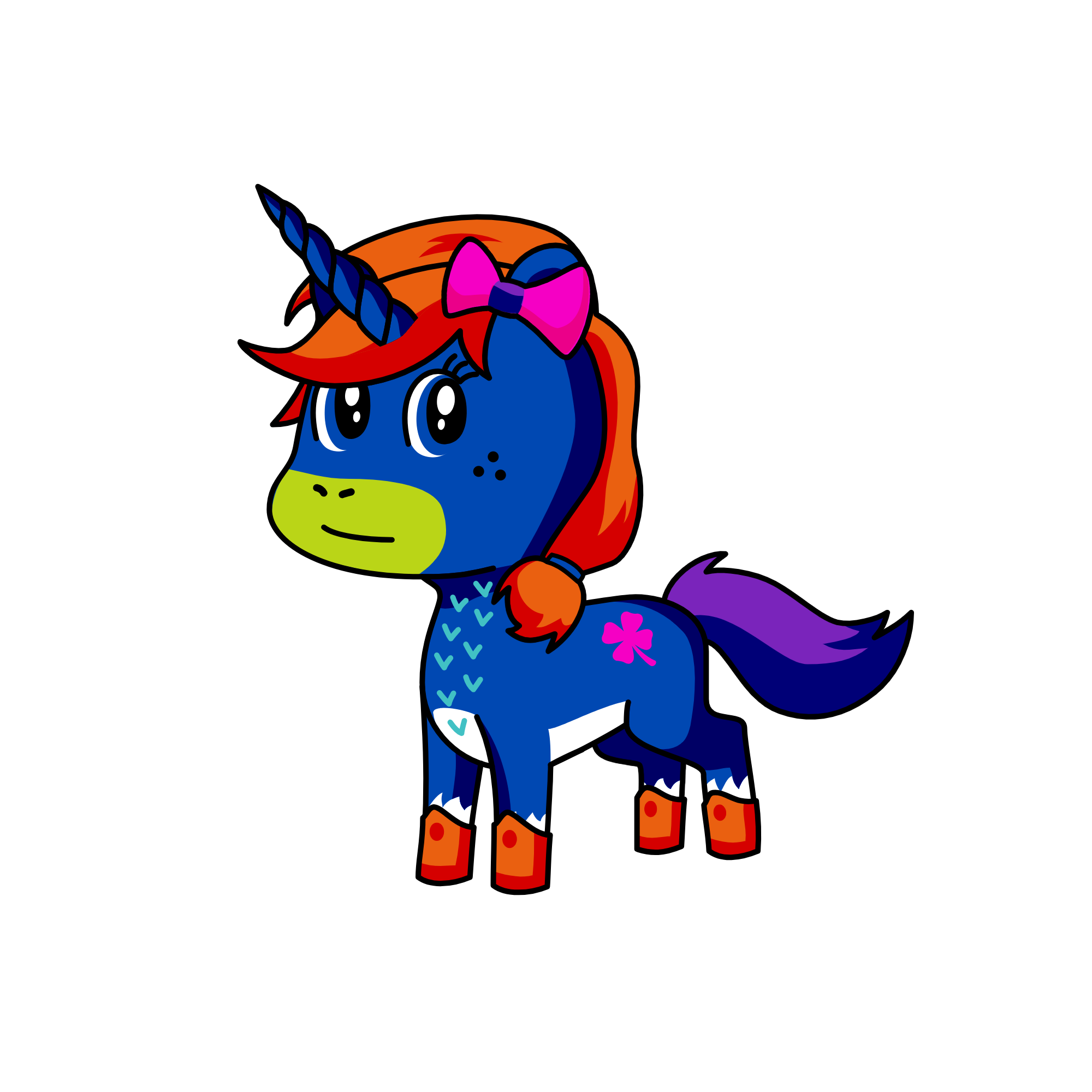 :P, the unicorn