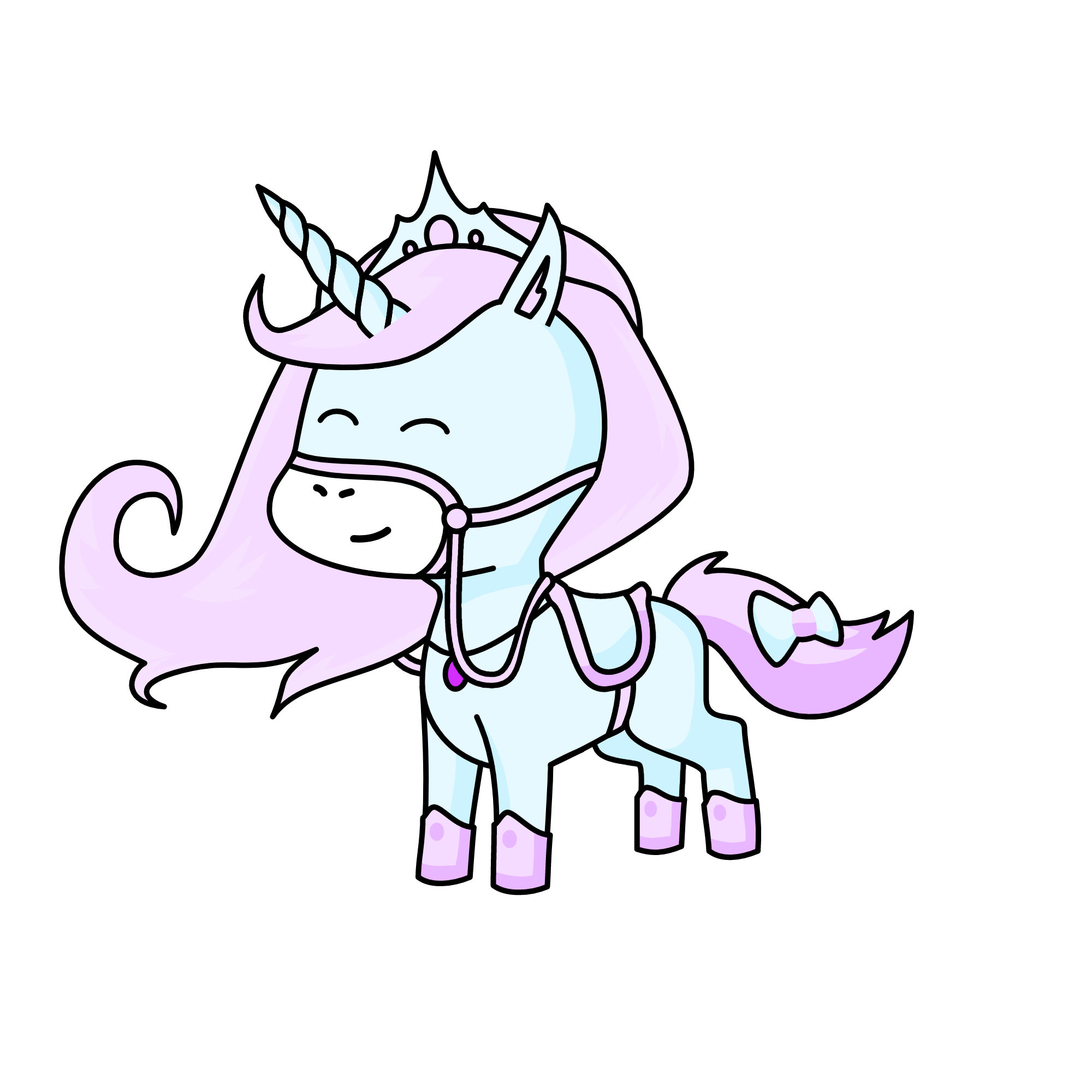 pricess jasmine, the unicorn