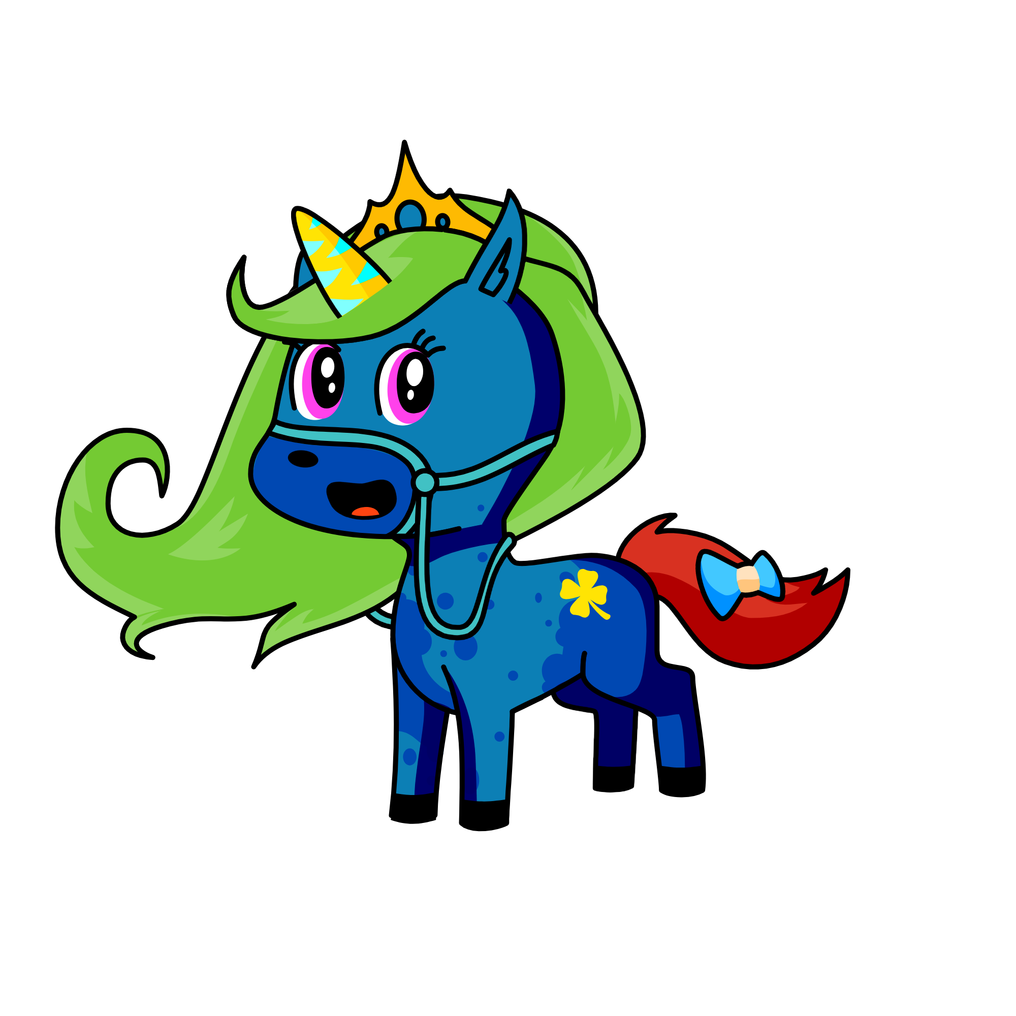 Acua queen, the unicorn